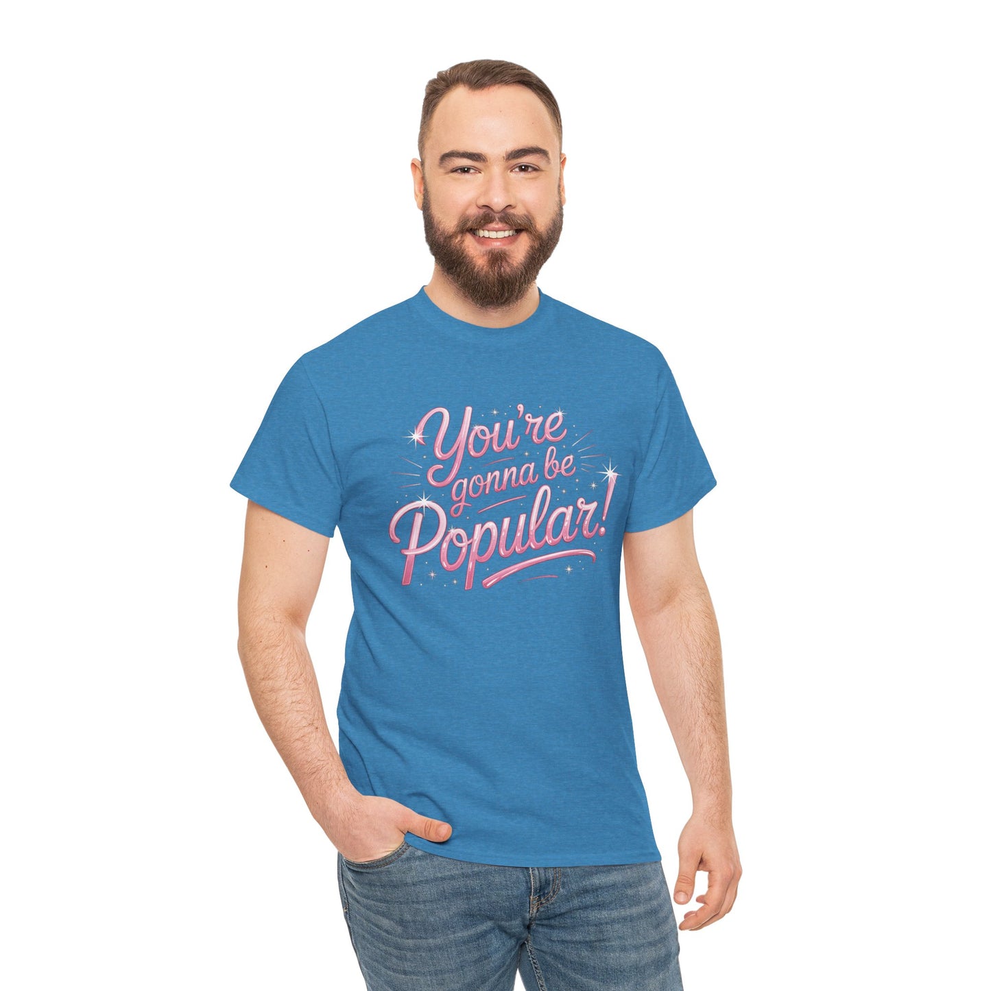 You’re Gonna Be Popular Wicked Musical Tee – Broadway Quote Shirt – Funny Retro Typography T-Shirt for Theatre Fans & Musical Lovers
