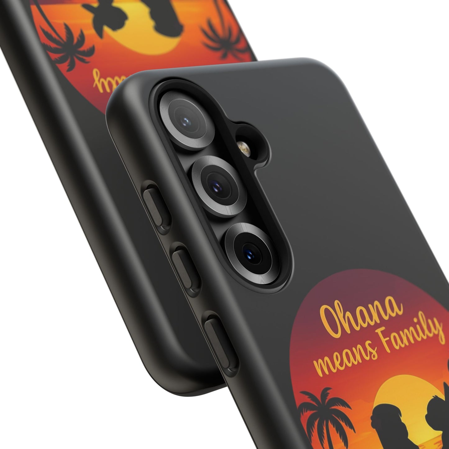 Ohana Means Family Samsung Case – Cute Hawaii Sunset Phone Cover – Lilo and Stitch-Inspired Gift – Protective Case for Galaxy S Series