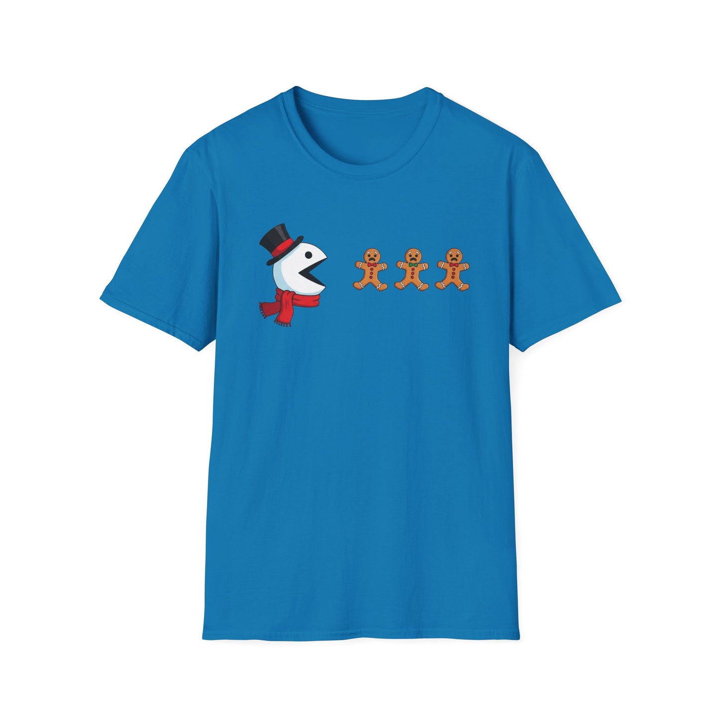 Funny Snowman And Gingerbread T-Shirt, Cute Christmas Tee, Holiday Humor Shirt, Festive Graphic Tee For Men And Women, Winter Gift Idea