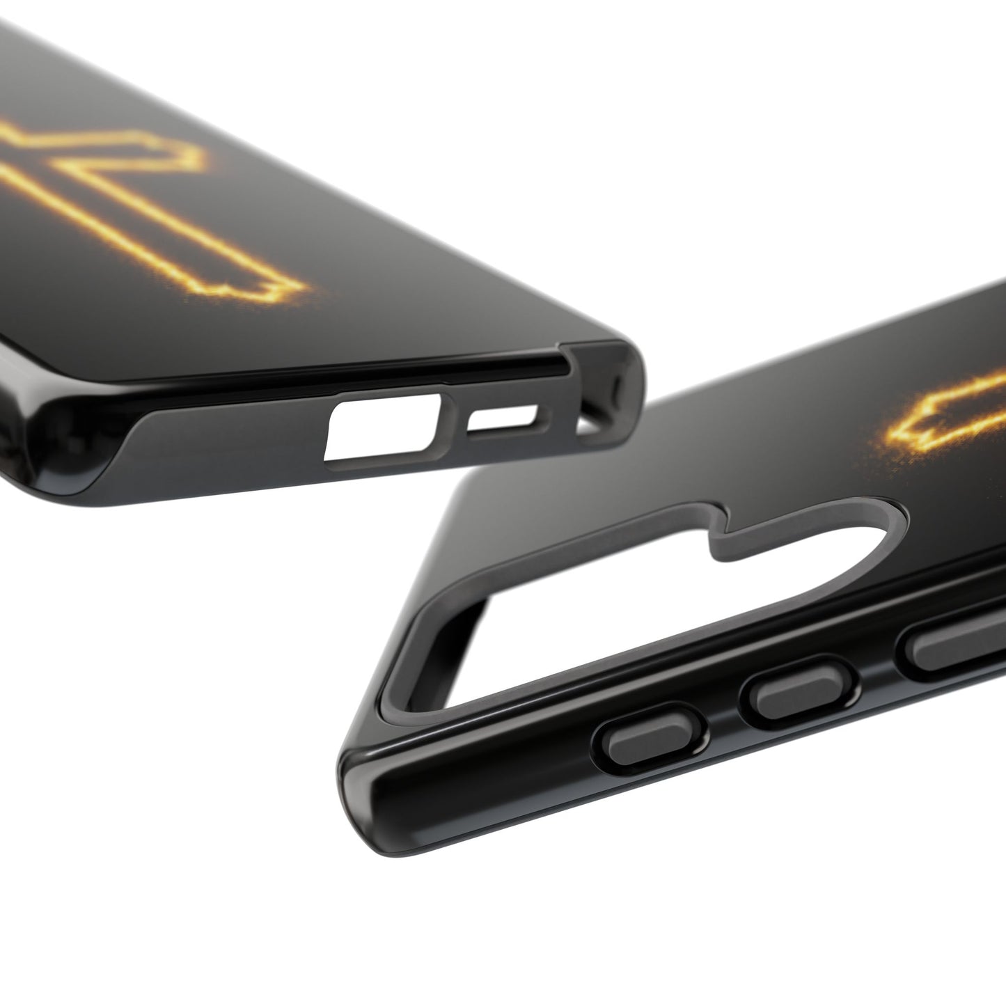 Glow-in-the-Dark Cross Samsung Phone Case - Tough Samsung Cases for Faithful Protection