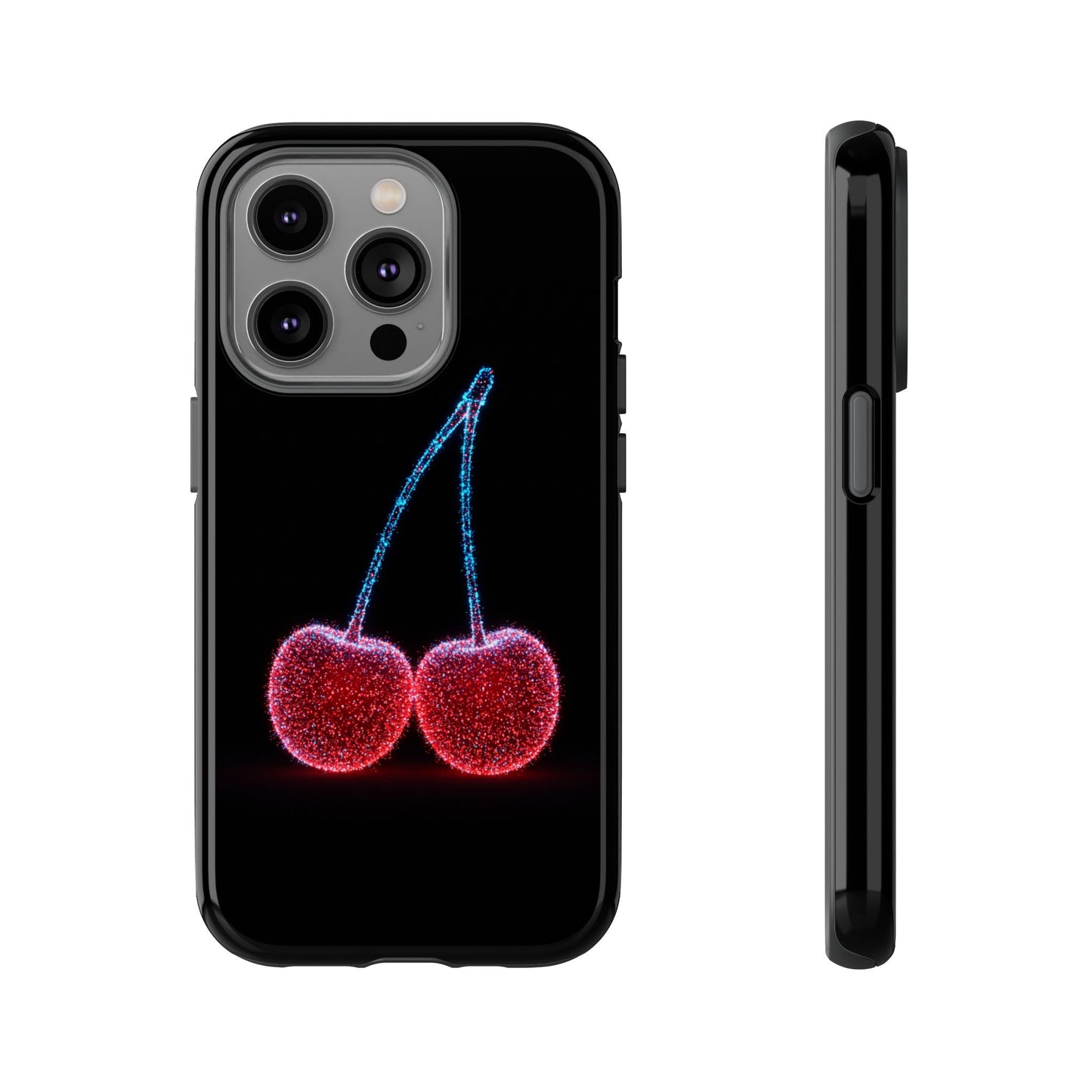iPhone Case Bioluminescent Cherries Cherry Phone Case Cherry iPhone Case