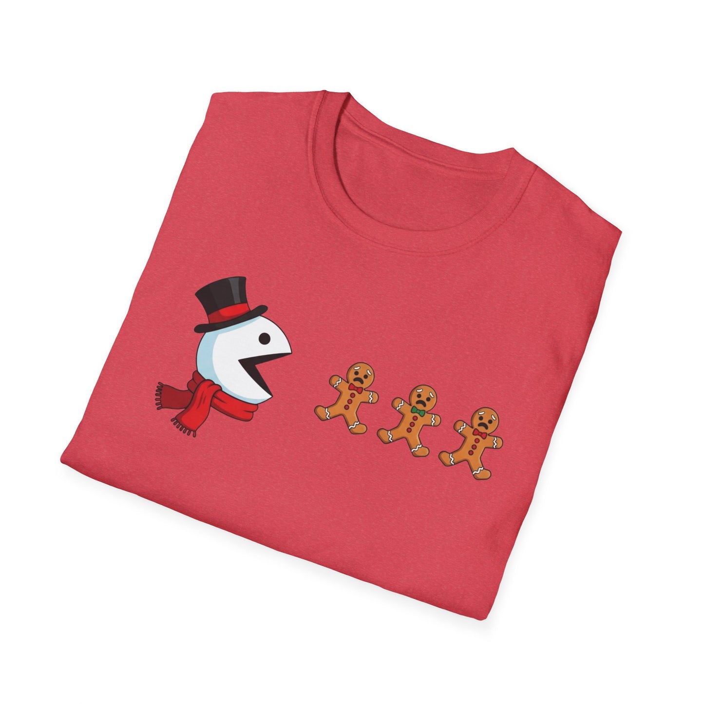 Funny Snowman And Gingerbread T-Shirt, Cute Christmas Tee, Holiday Humor Shirt, Festive Graphic Tee For Men And Women, Winter Gift Idea
