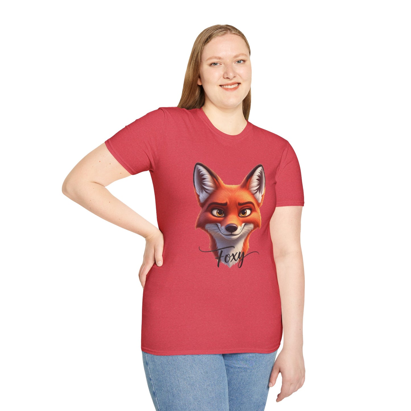 Foxy T-Shirt, Cute Fox Graphic Tee, Animal Lover Shirt, Fun And Confident Top, Playful Pun Gift, Soft Cotton Tee For Everyday Wear