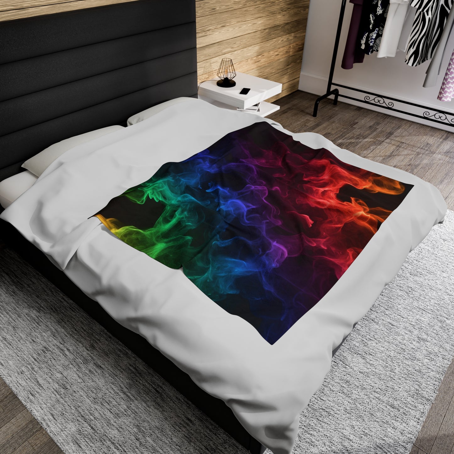 Color Smoke Clash Blanket