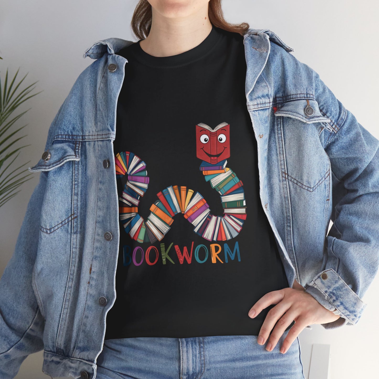 Cute Bookworm Shirt – Funny Reading Lover Tee – Teacher Gift – Kids Book Tee – Unisex Book Nerd Shirt – Book Club Graphic T-Shirt