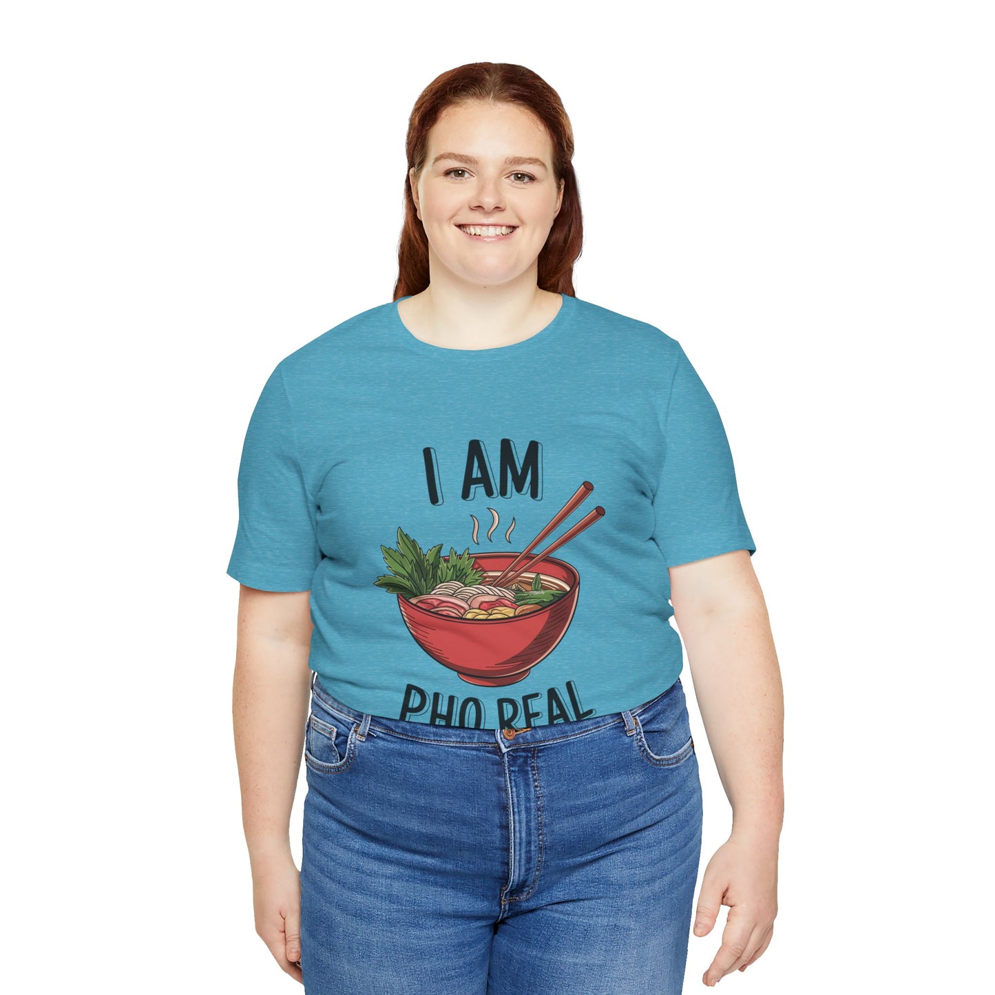 I Am Pho Real T-Shirt | Funny Pho Noodle Bowl Tee, Vietnamese Food Pun Shirt, Ramen & Noodle Lover Gift, Cute Asian Cuisine Graphic Top