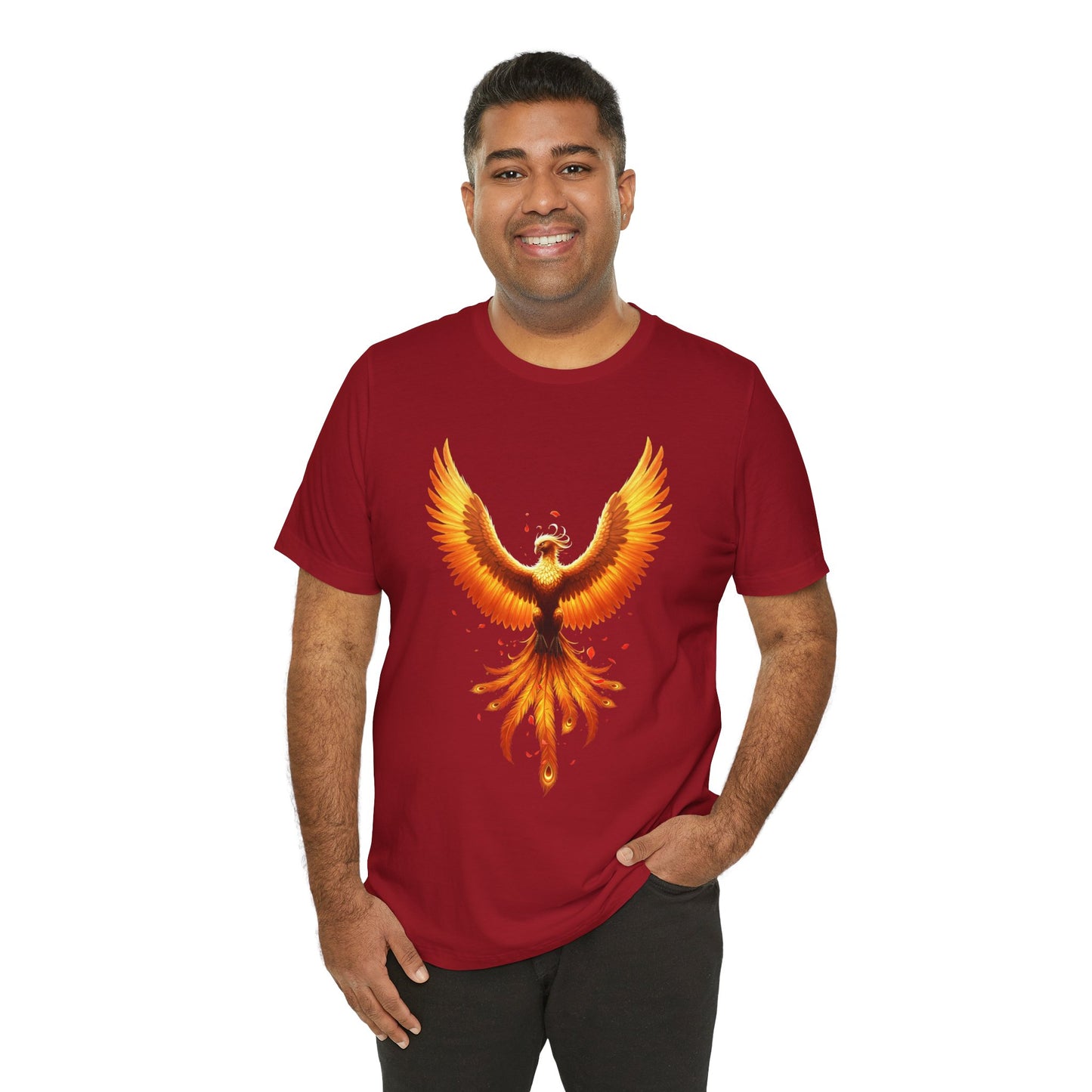 Phoenix Rising Shirt • Fiery Phoenix Graphic Tee • Rebirth Transformation Myth Shirt • Firebird Art Tee • Unisex Gift Tee XS‑5XL