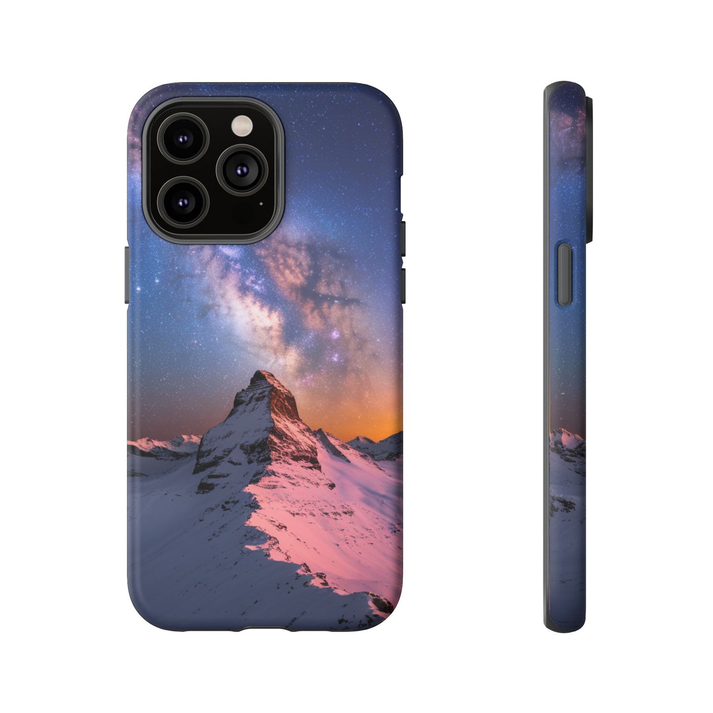 iPhone Case Mountain Top and Milky Way Nature Phone Case Unique Gift