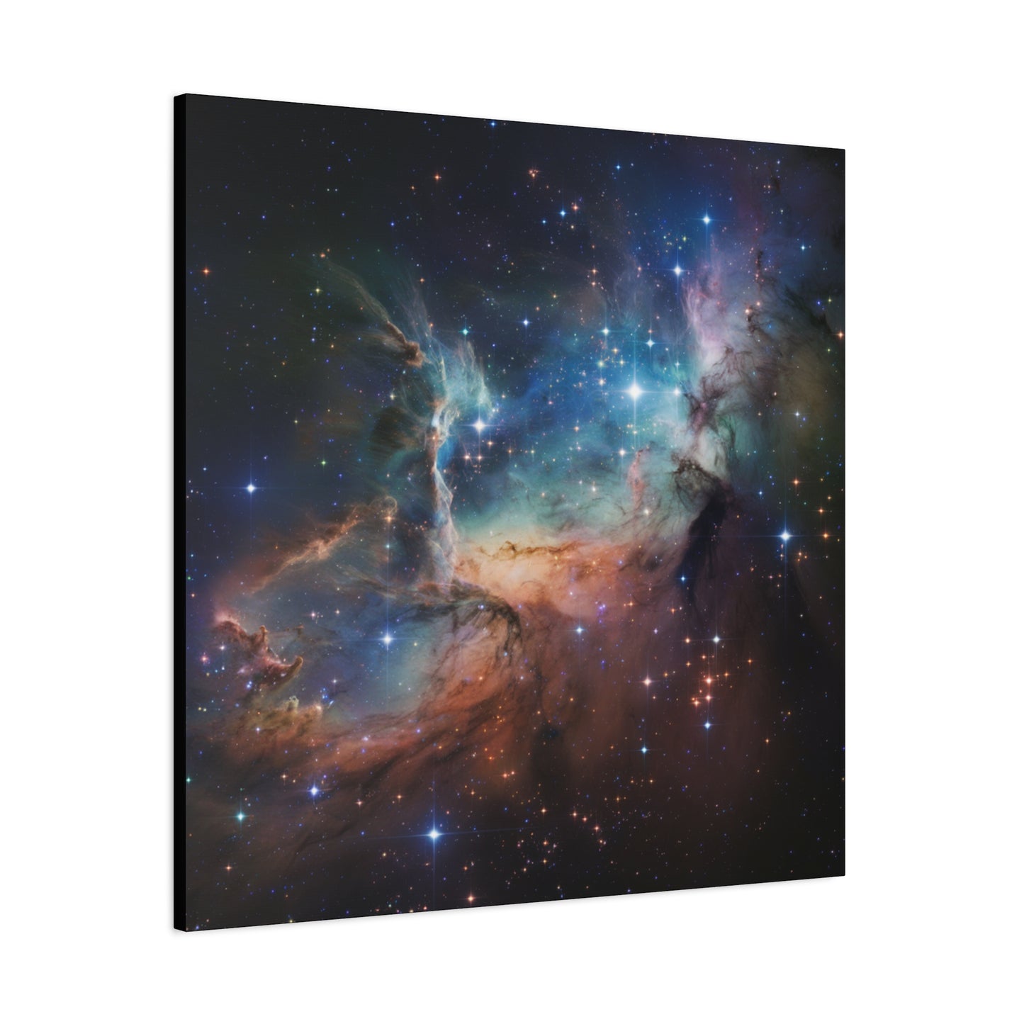 Cosmic Art Canvas Nebula Wall Decor Space Art Galactic Home Decor Modern Art Office Decor