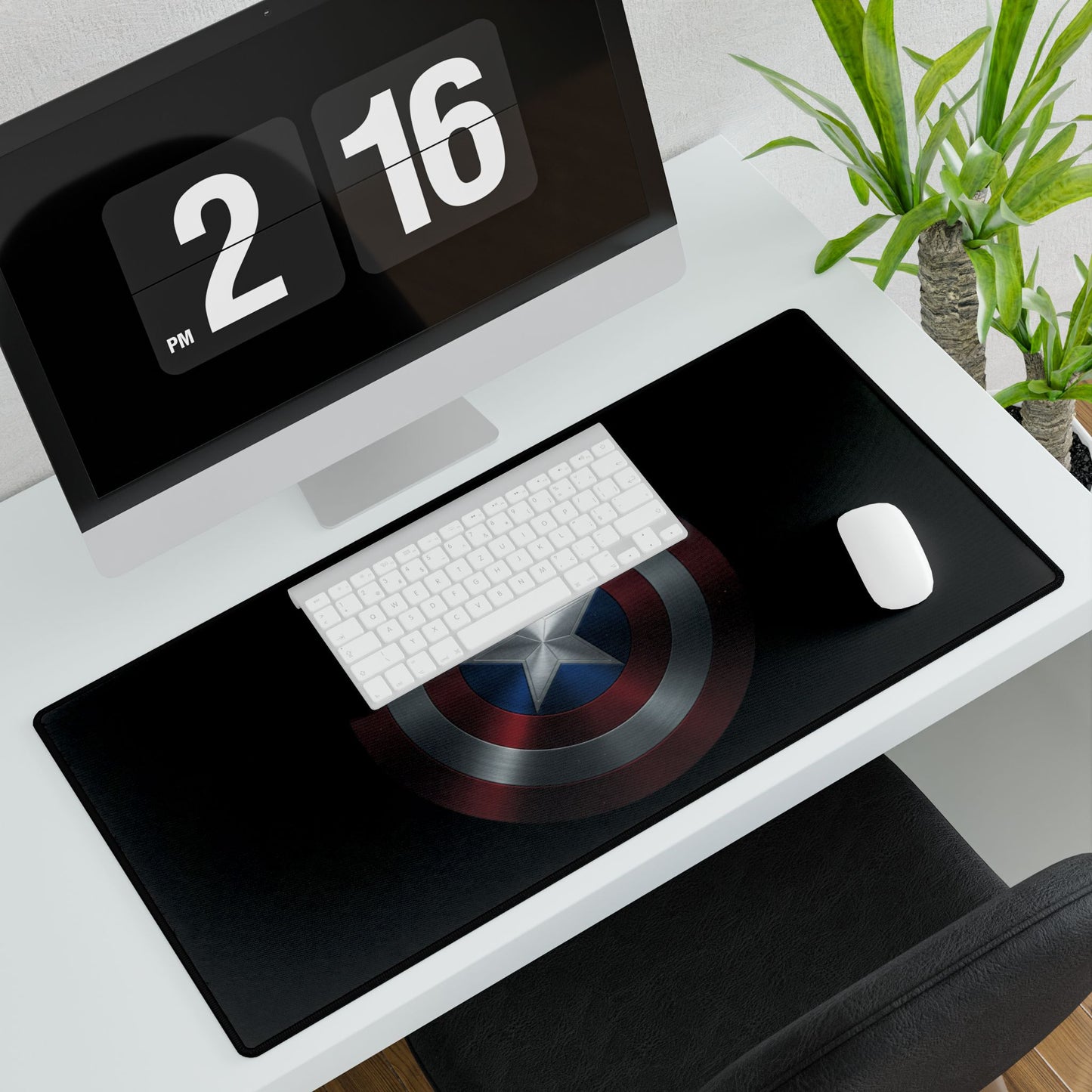 Desk Mat with Shield Design