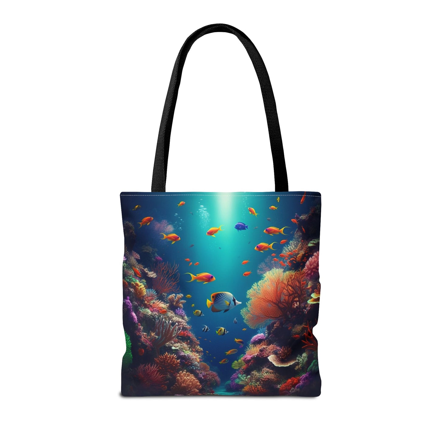 Coral Reef Illustrated Tote Bag