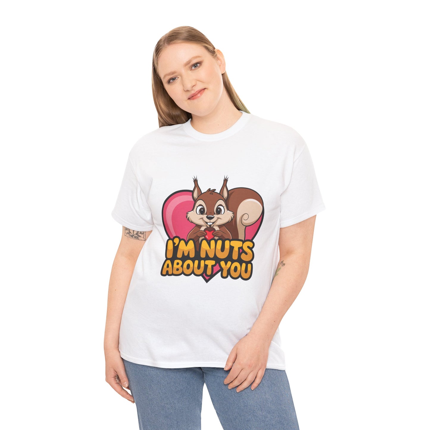 I’m Nuts About You Shirt, Funny Valentine Shirt, Squirrel Love T Shirt, Cute Animal Pun Tee, Valentine Gift For Him Her