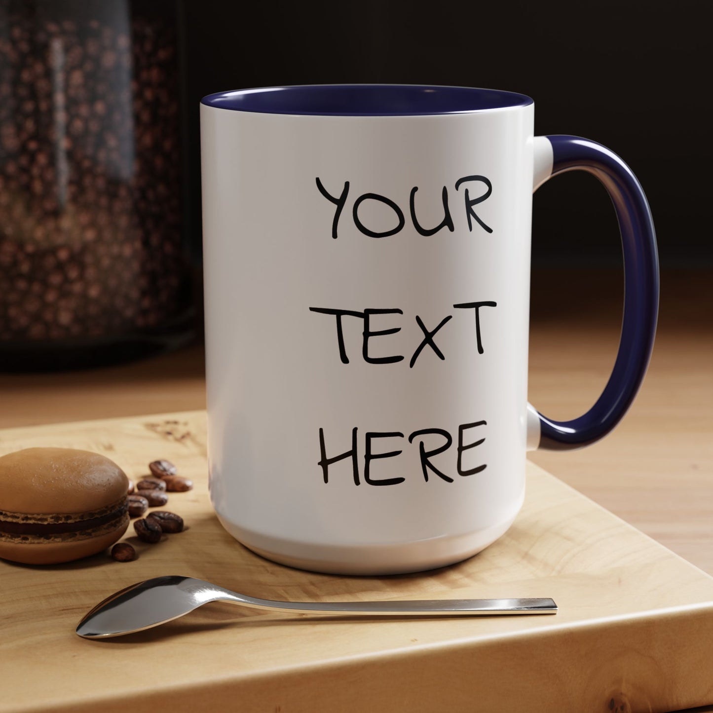 Personalized Teacher Mug, Best Teacher Ever Gift, Custom Educator Coffee Cup, 3D Gold Balloon Design, Teacher Appreciation Present