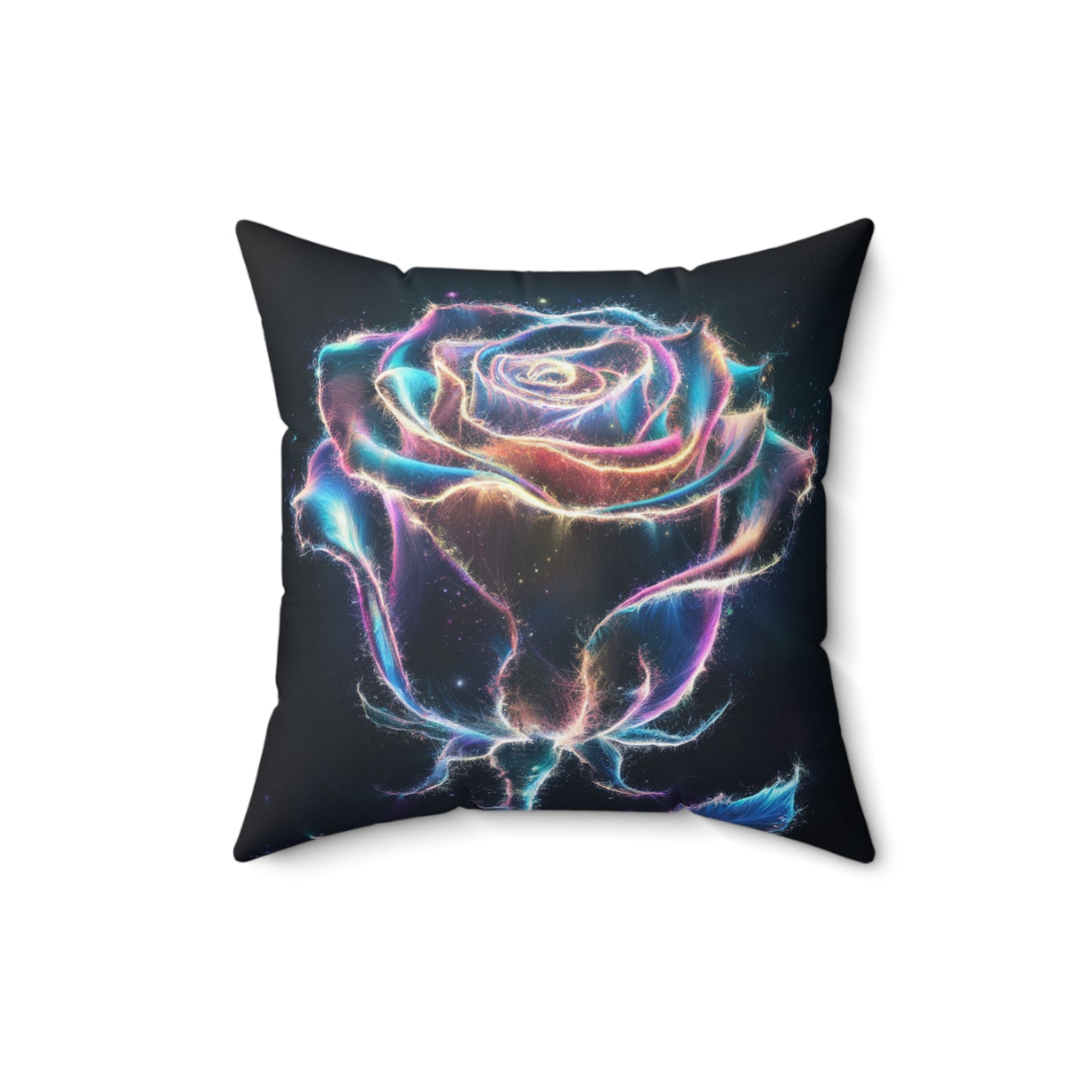 Light Particle Rose Pillow