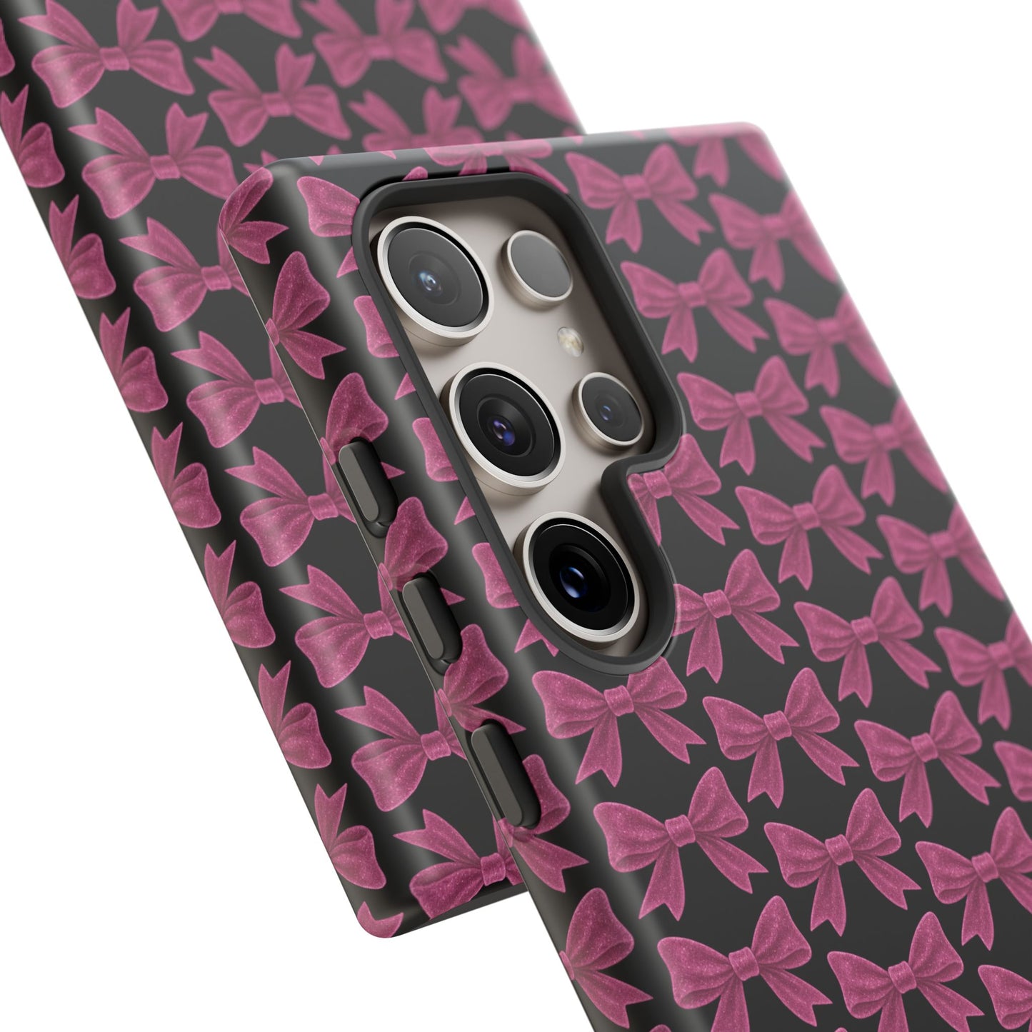 Pink Bow Samsung Case Coquette Aesthetic Phone Cover Cute Girly Phone Case Glossy Y2K Accessory Kawaii Samsung Case Gift