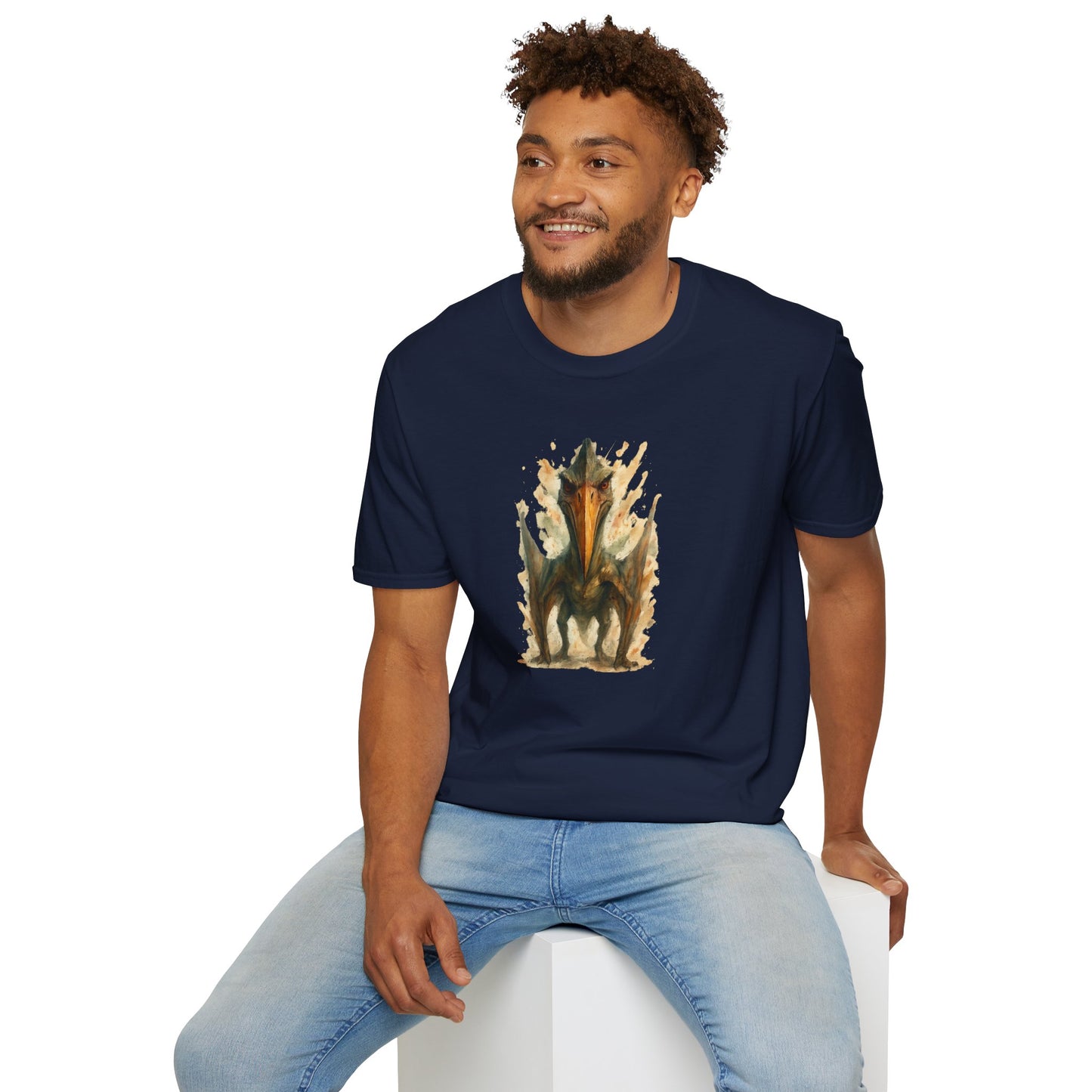 Quetzalcoatlus Pterosaur Tee - Prehistoric Flying Reptile Shirt, Dinosaur Lover Gift, Paleontology Art Unisex T-Shirt