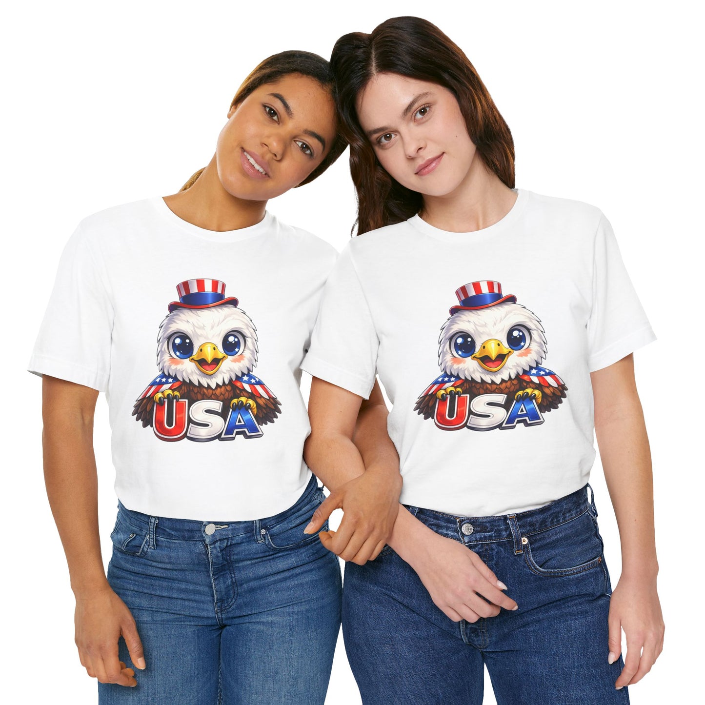 Cute USA Eagle Shirt, Patriotic Eagle T Shirt, Fourth Of July Shirt, American Flag Eagle Tee, Freedom Graphic Shirt, USA Pride Top