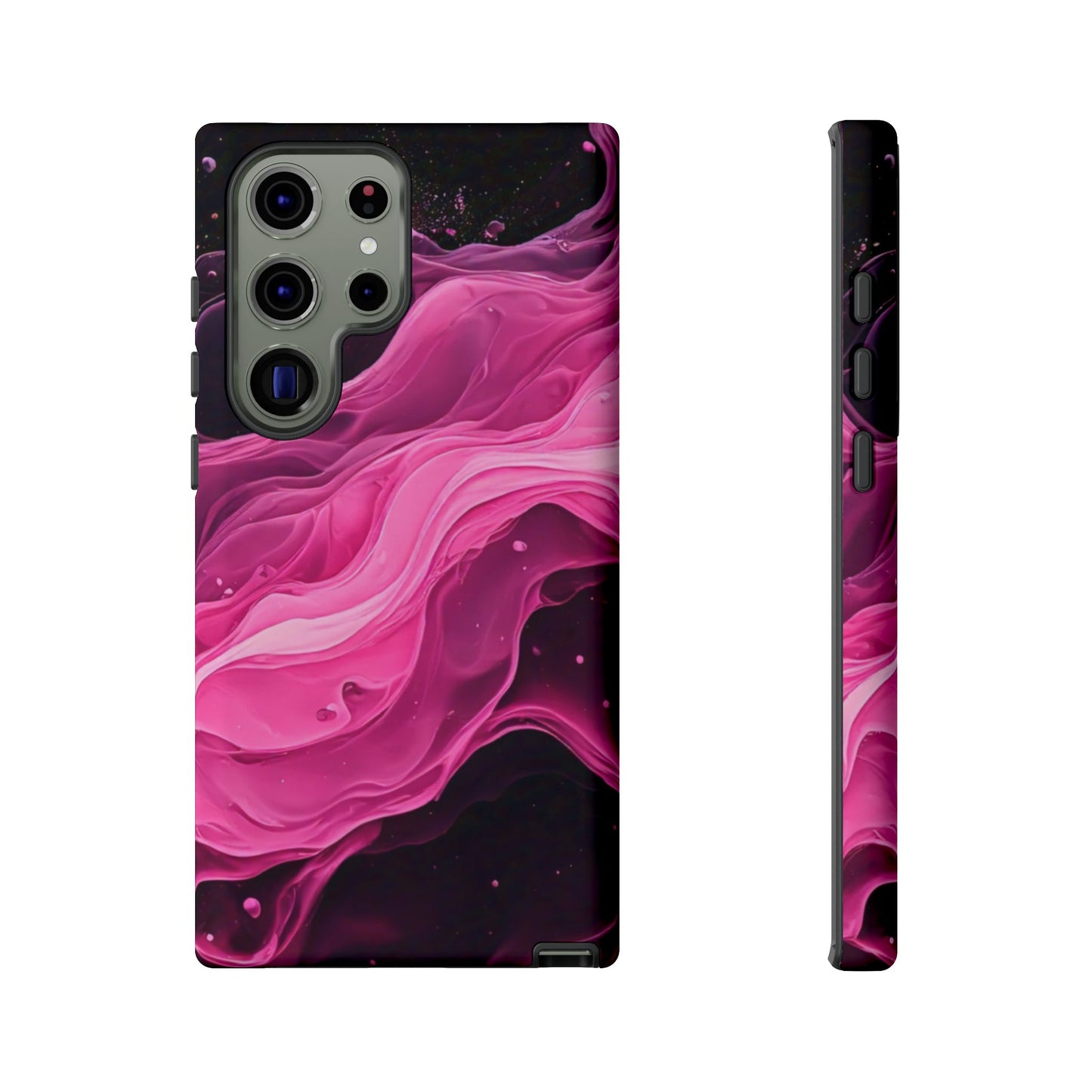 Samsung Galaxy Pink Paint Splash phone cover