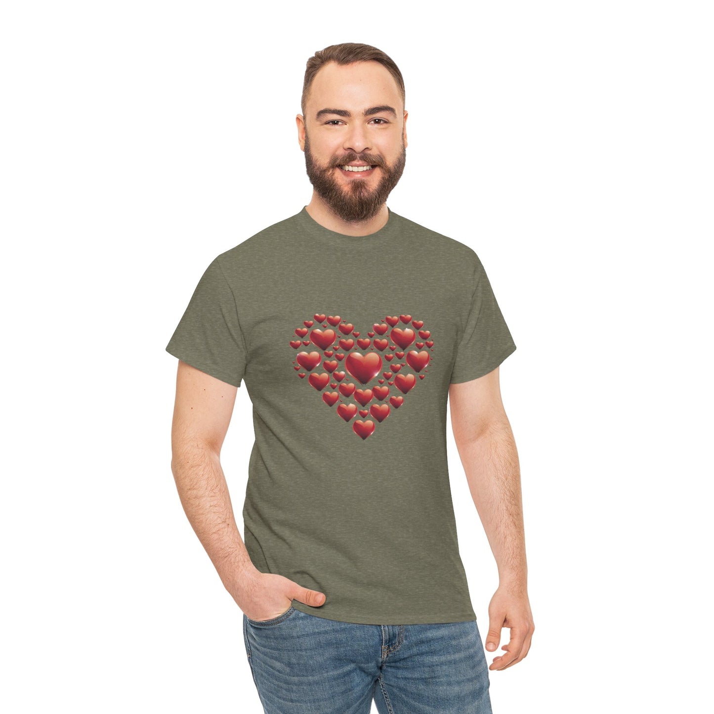 Heart Of Hearts Shirt, Minimal Valentine Shirt, Red Heart Graphic Tee, Love Aesthetic T Shirt, Valentine Gift Shirt