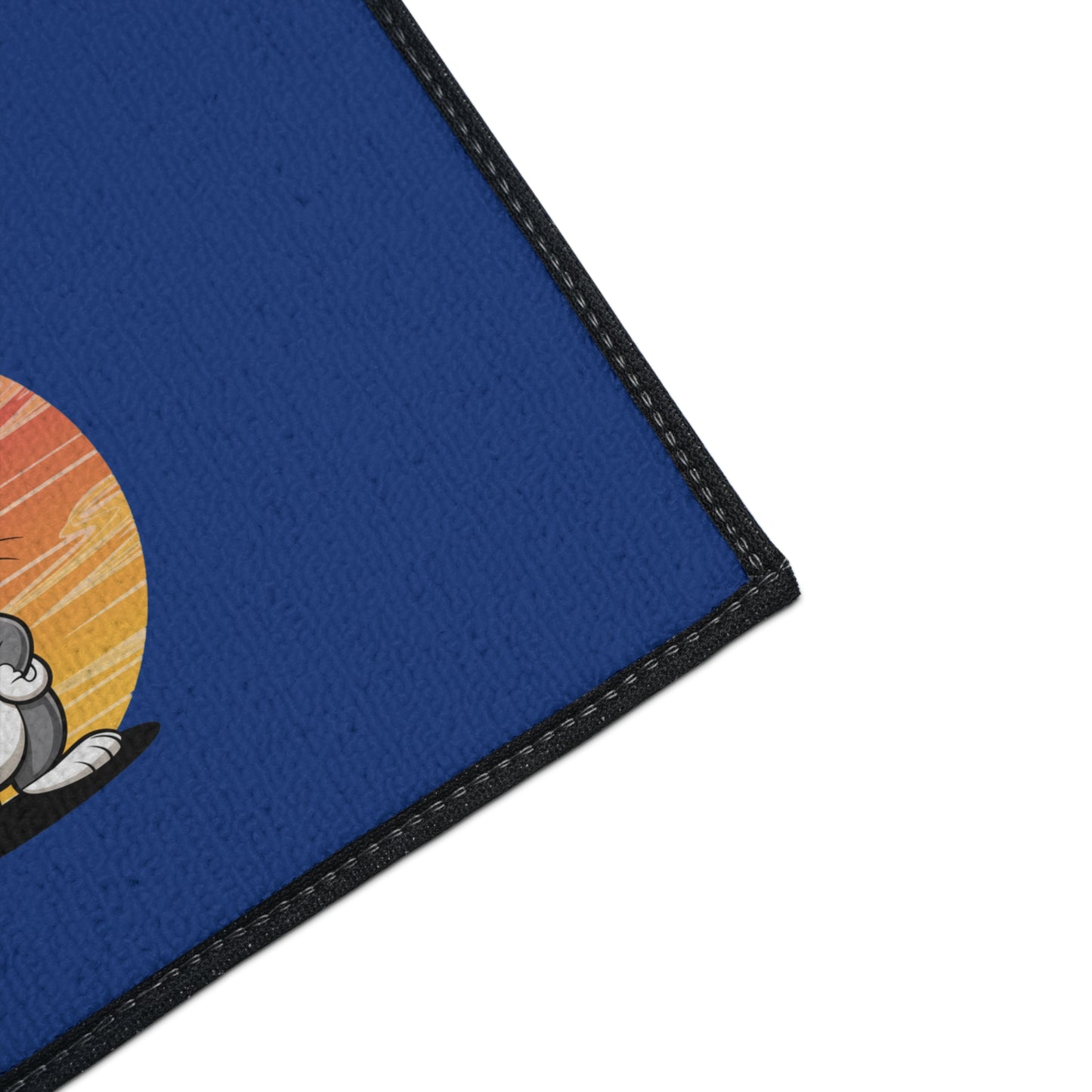 Funny 'What's Happening?' Rabbit Heavy Duty Floor Mat - Stylish Home Decor