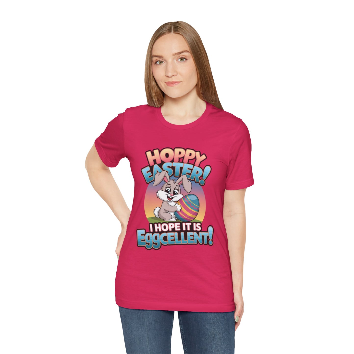 Happy Easter Unisex Tee Easter Shirt Easter Bunny T Shirt Easter Apparel Easter Bunny Outfit