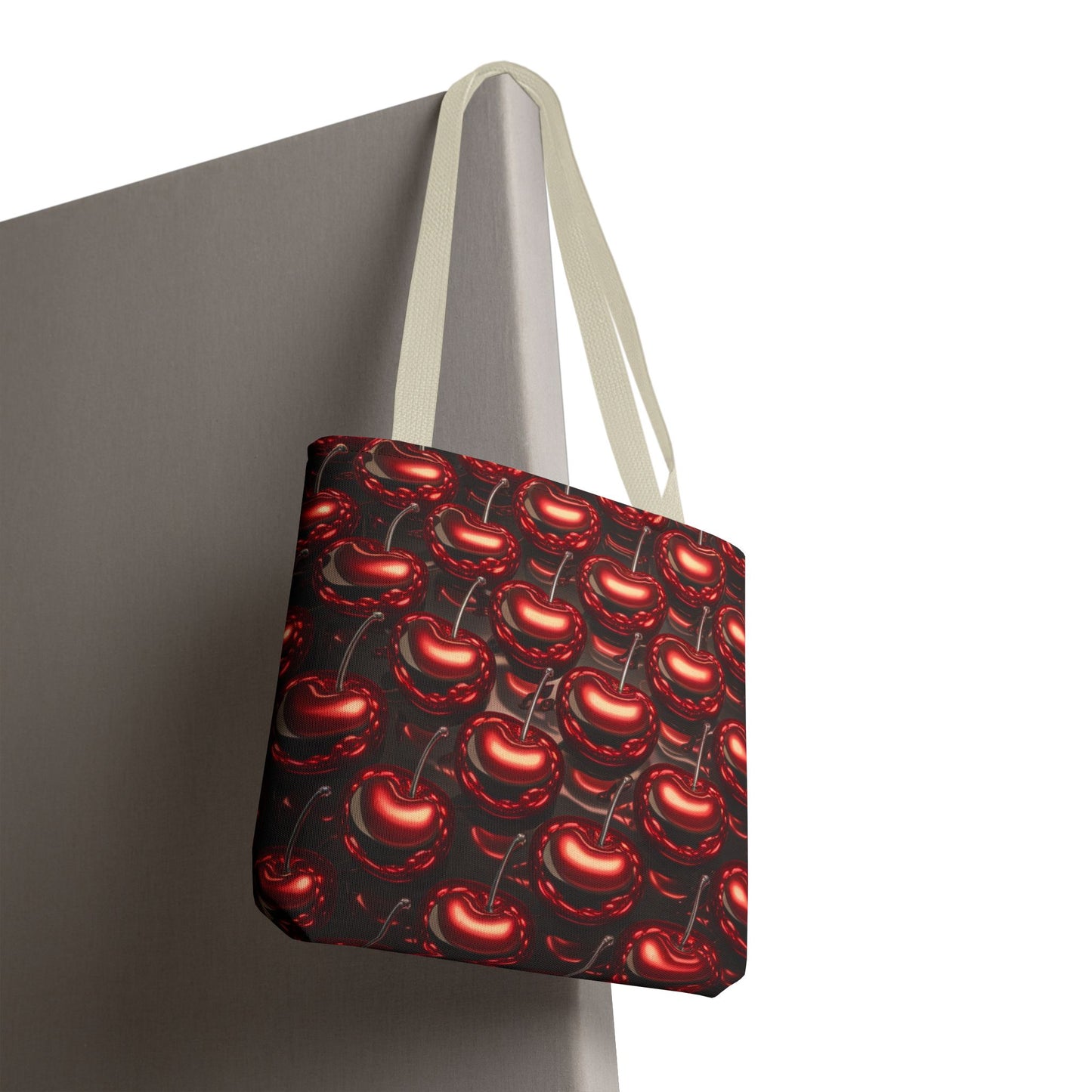 Cherry Tile Tote Bag