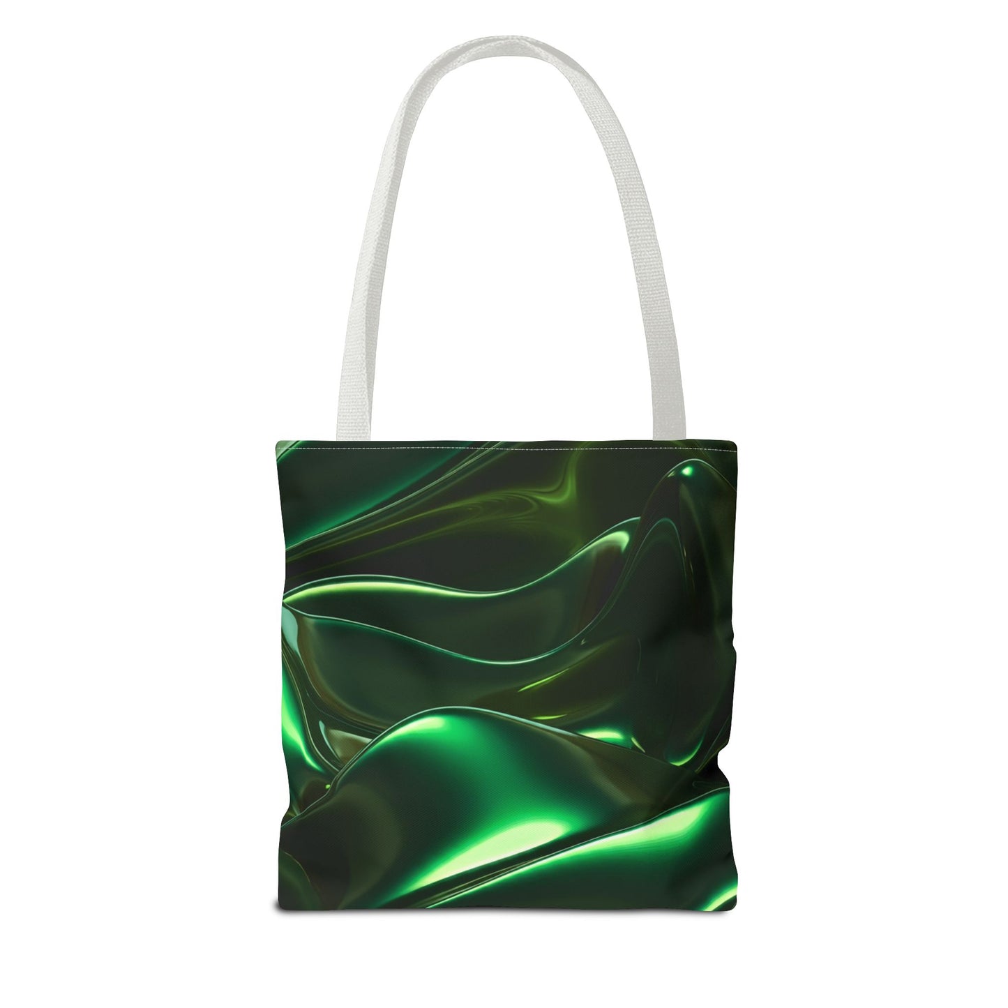 Green Metallic Tote Bag