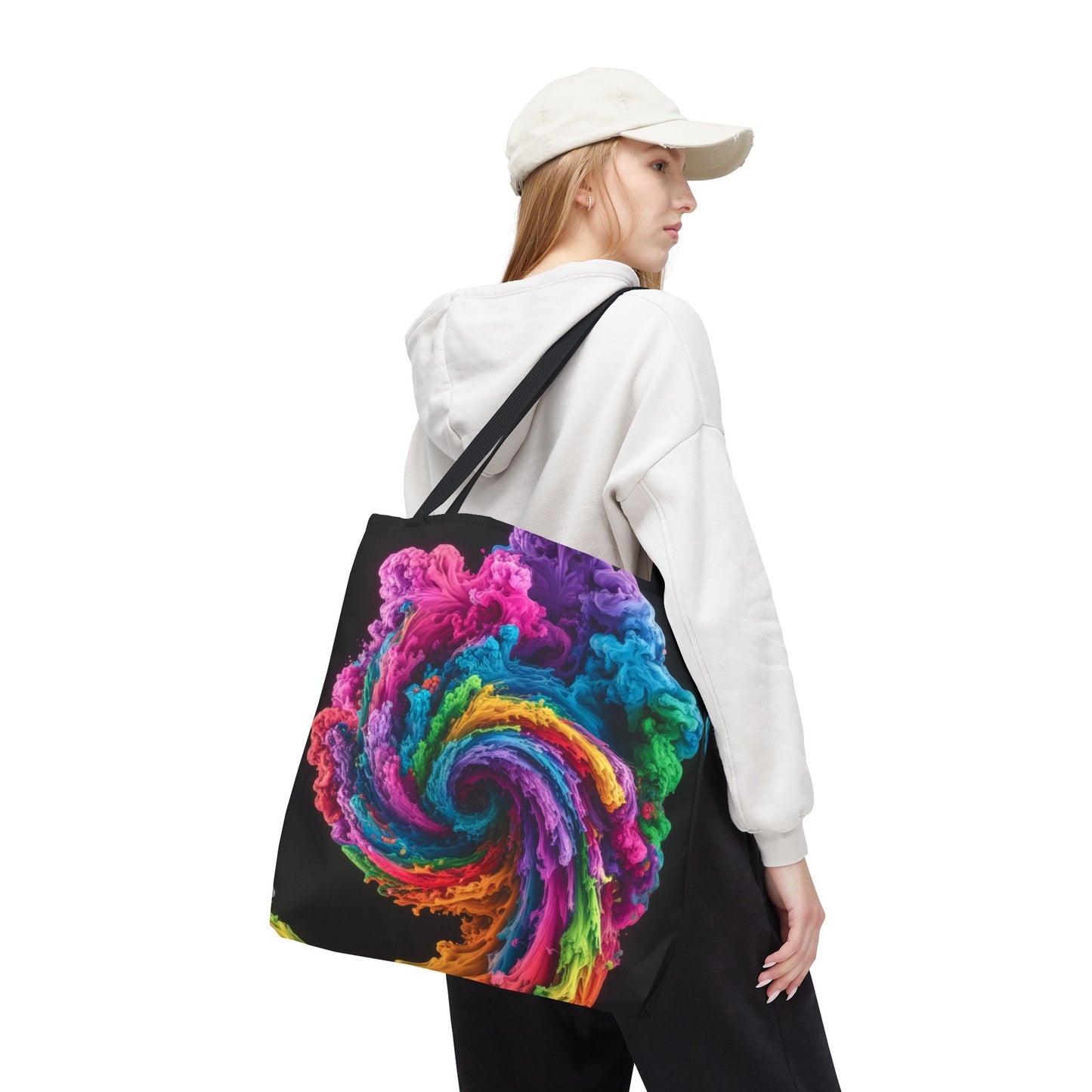 Colorful Swirl Tote Bag