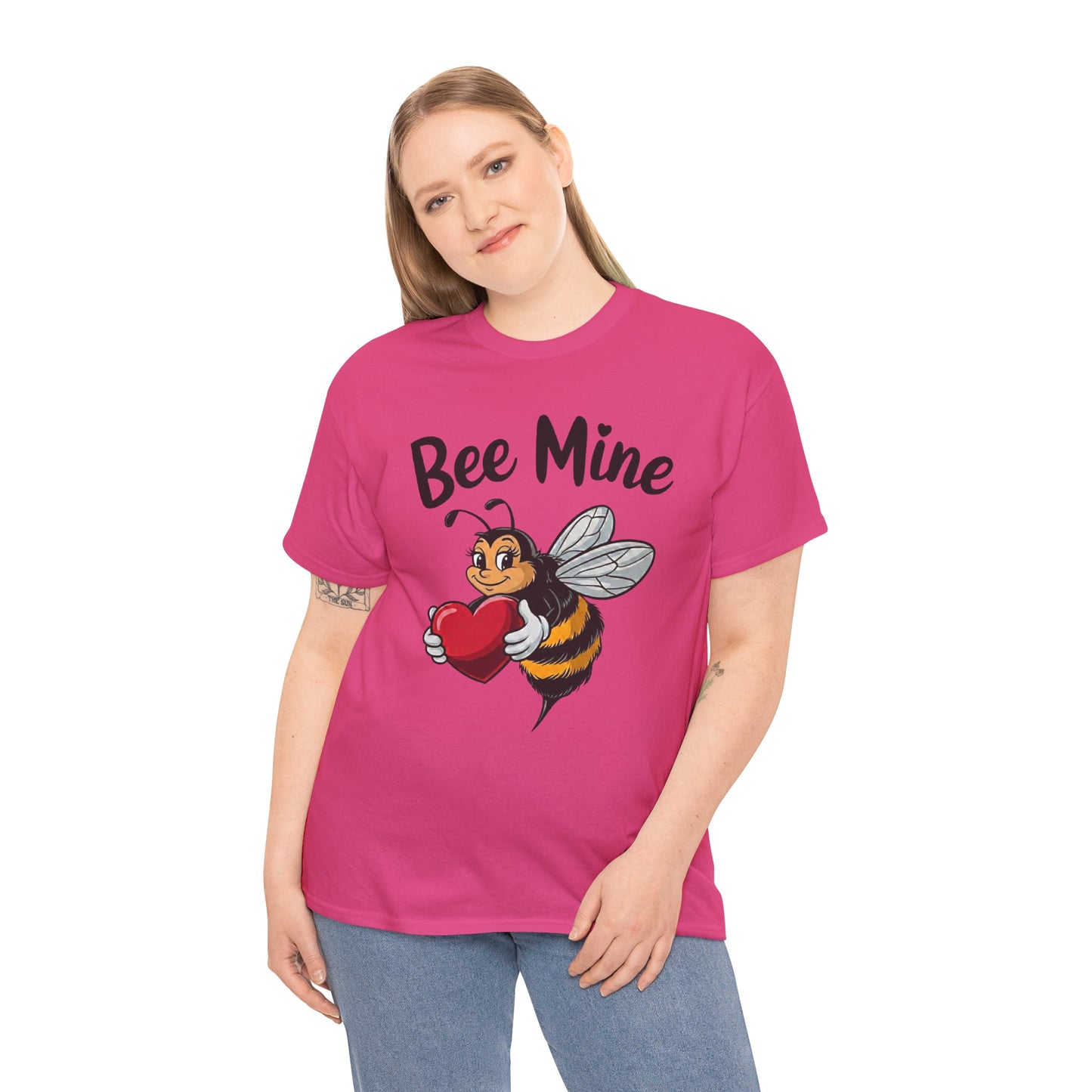 Bee Mine Shirt, Cute Valentine Shirt, Bee Love T Shirt, Funny Valentine Pun Tee, Heart Bee Graphic Shirt, Valentine Gift