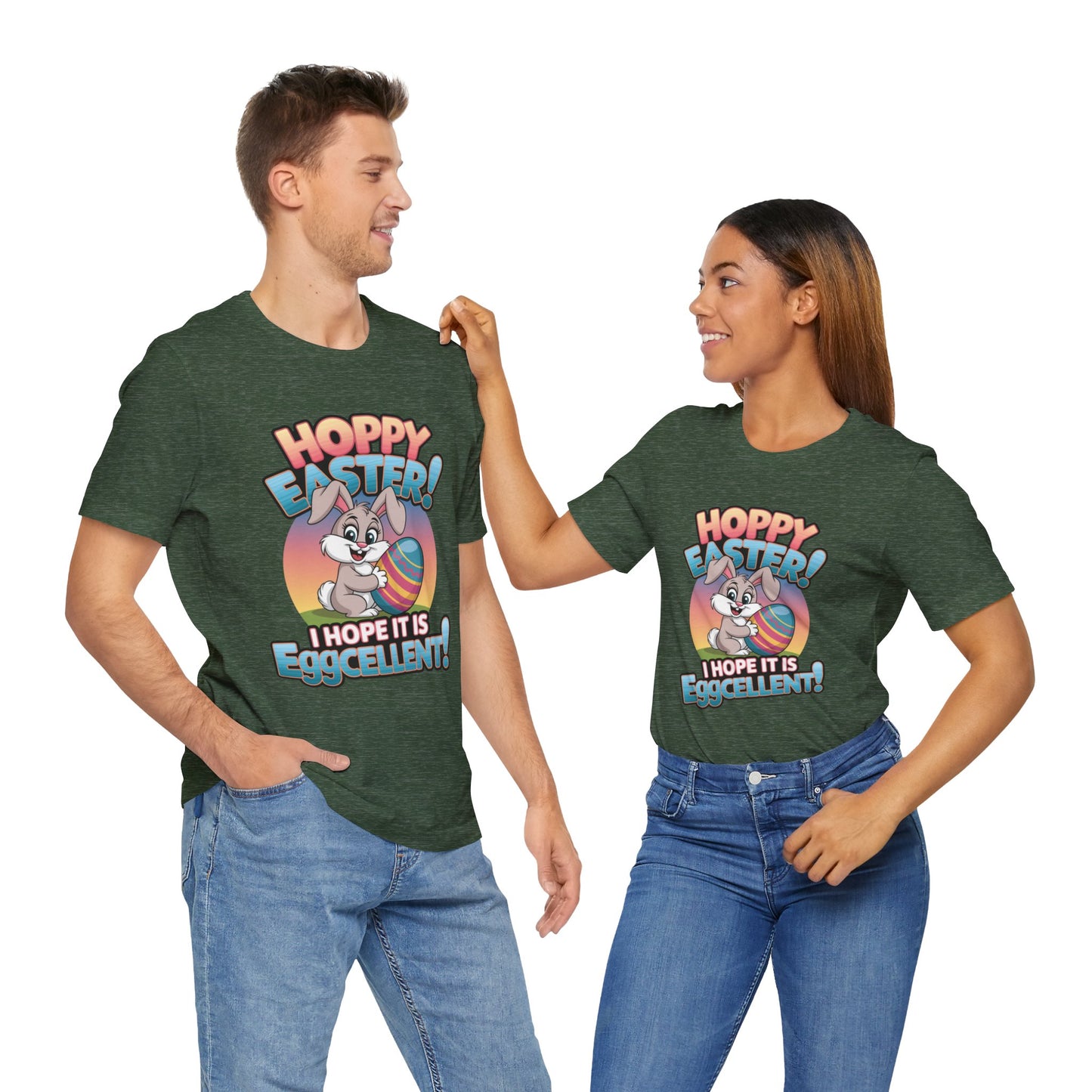 Happy Easter Unisex Tee Easter Shirt Easter Bunny T Shirt Easter Apparel Easter Bunny Outfit