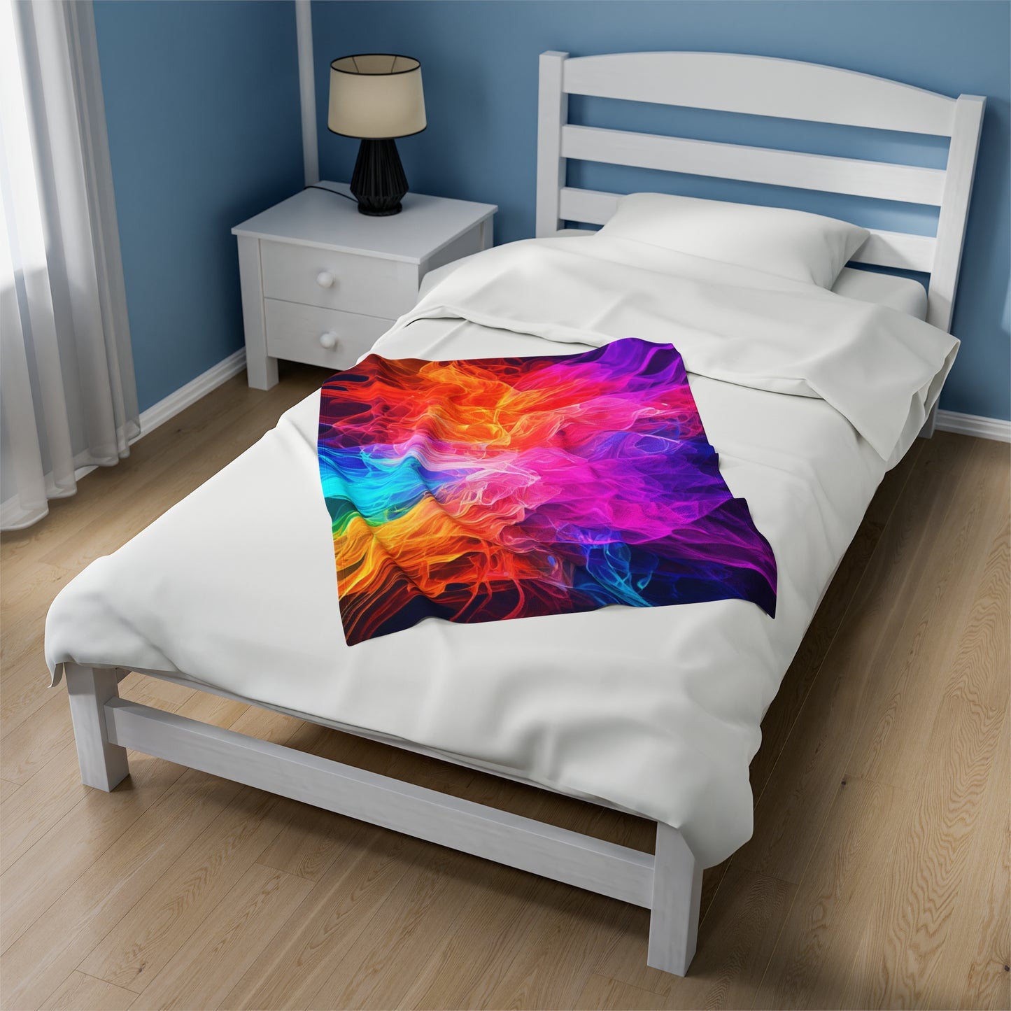 Plush Blanket Color Splash Design