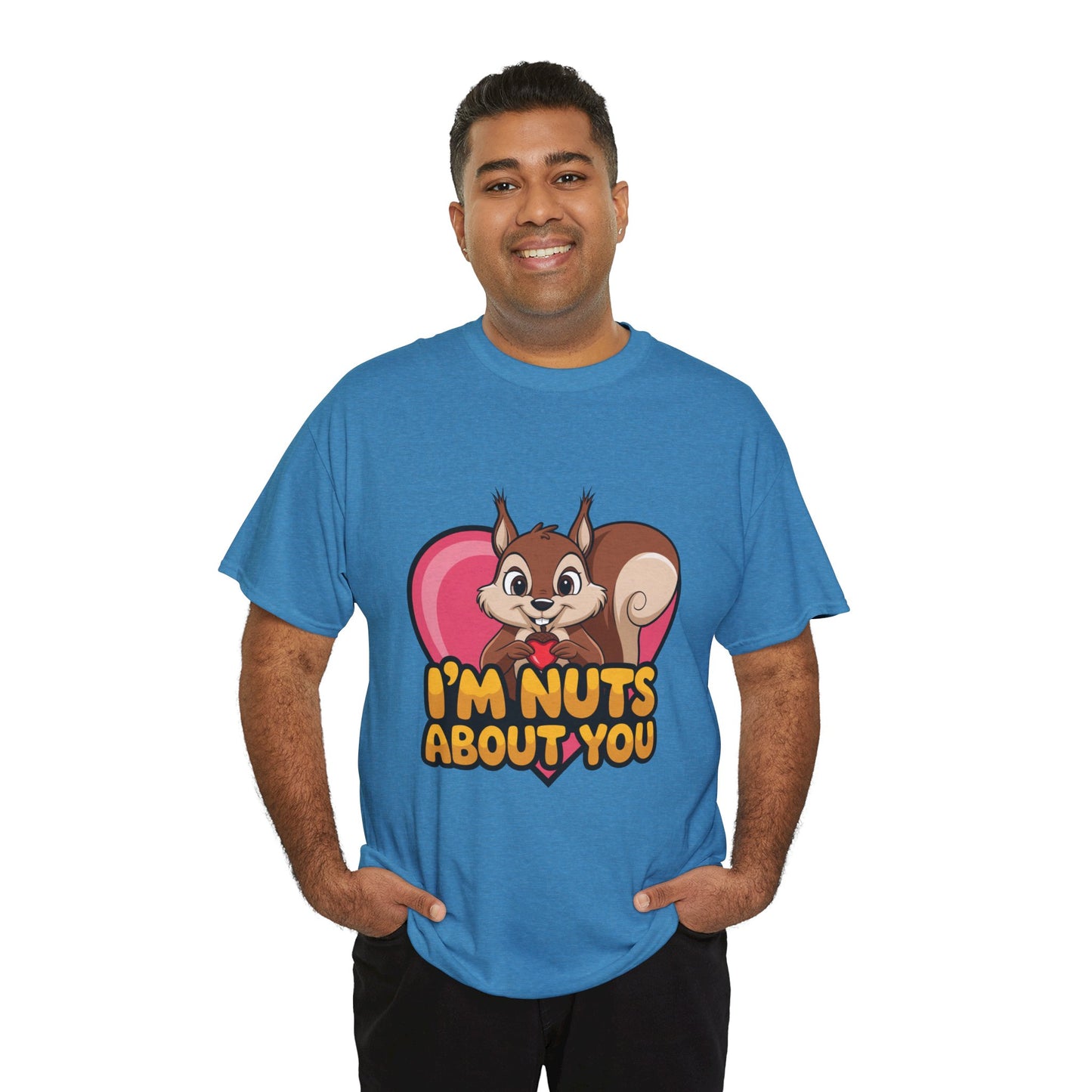 I’m Nuts About You Shirt, Funny Valentine Shirt, Squirrel Love T Shirt, Cute Animal Pun Tee, Valentine Gift For Him Her