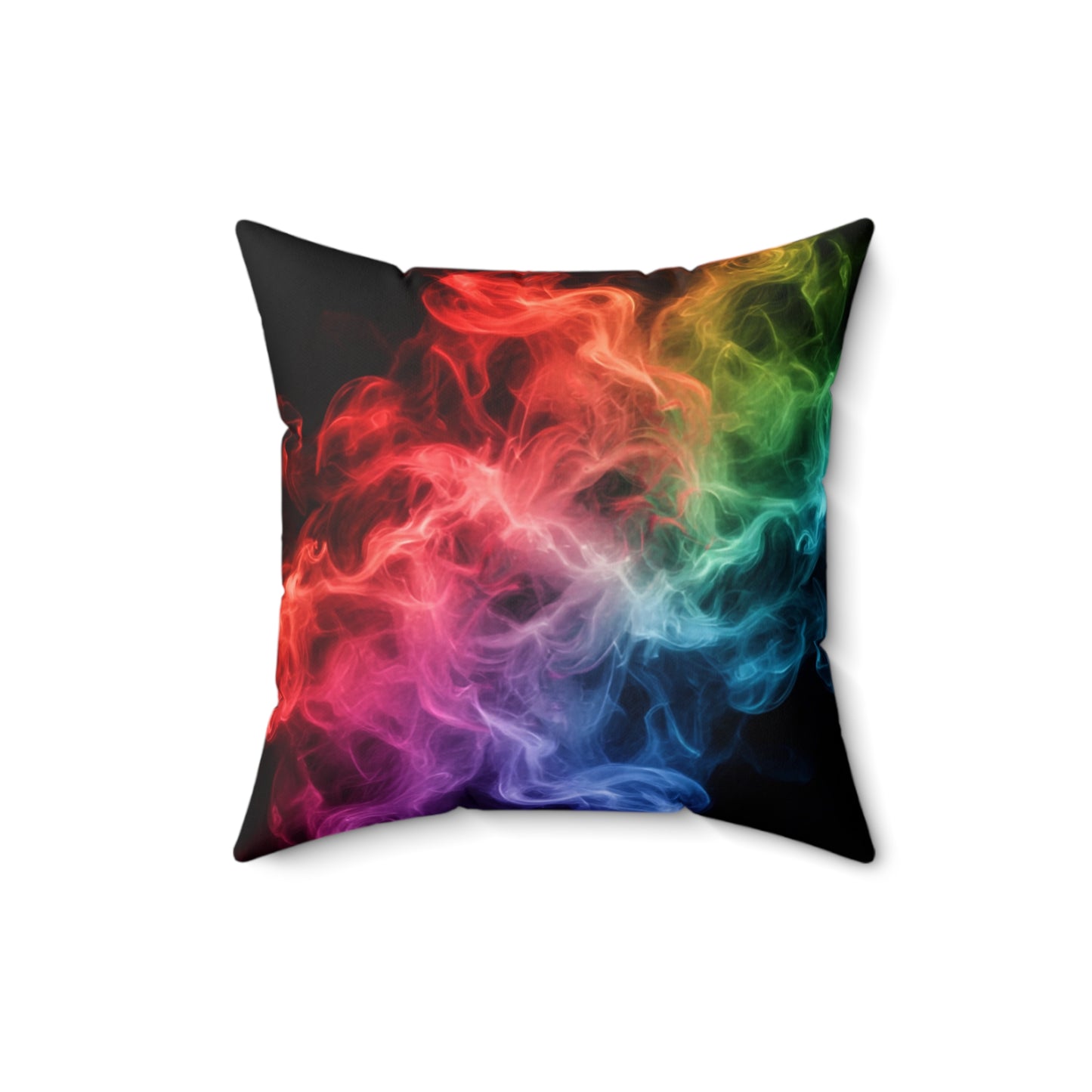 Colorful Smoke Square Pillow