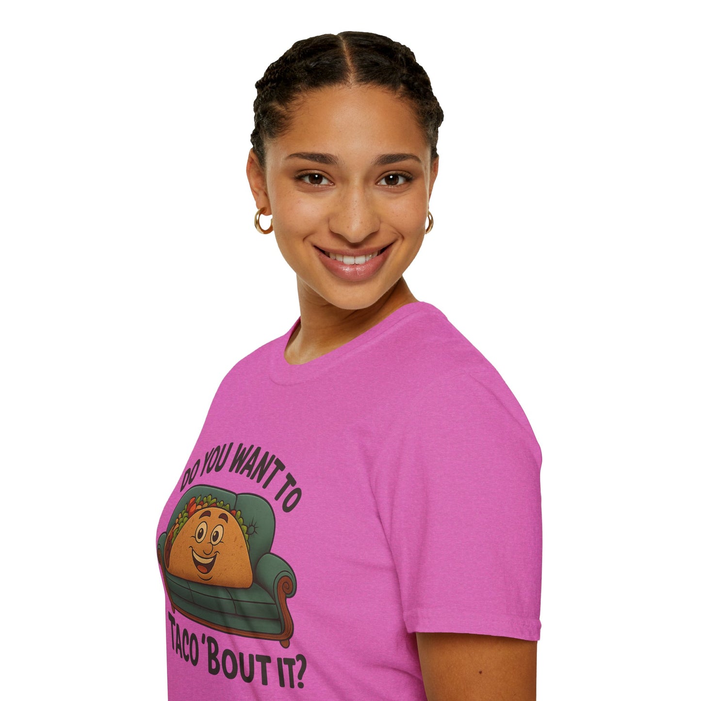 Do You Want to Taco ‘Bout It? Funny Taco Shirt - Cute Foodie Tee - Pun Humor Gift - Food Lover T-Shirt - Cinco de Mayo Outfit
