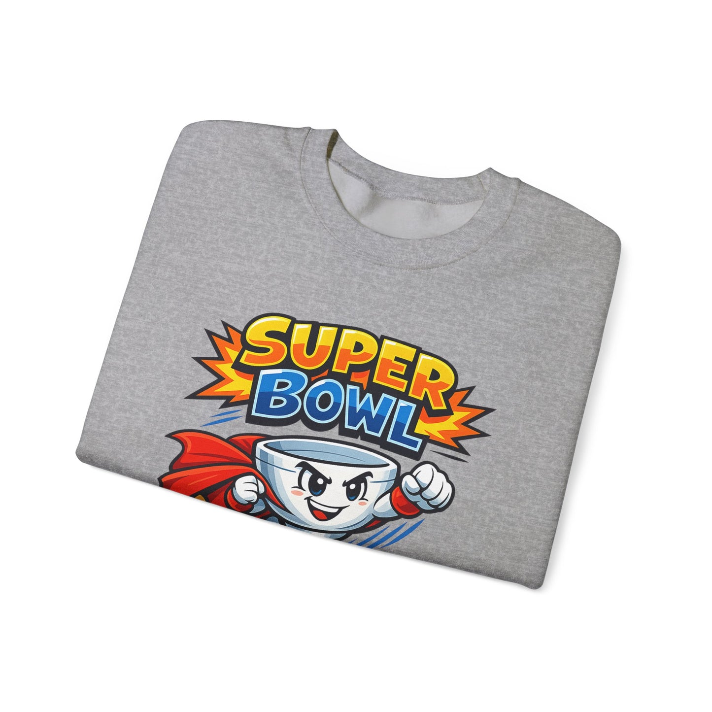 Super Bowl Sweatshirt, Funny Super Bowl Crewneck, Football Party Sweatshirt, Game Day Pullover, Bowl Pun Shirt, Unisex Graphic Crew