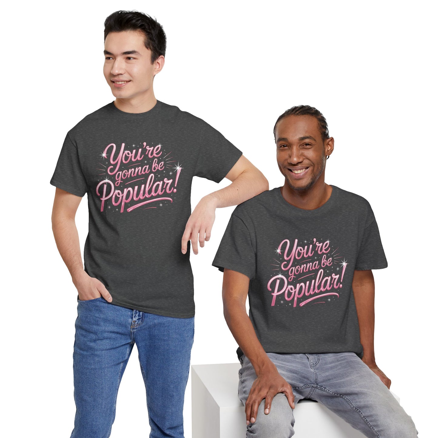 You’re Gonna Be Popular Wicked Musical Tee – Broadway Quote Shirt – Funny Retro Typography T-Shirt for Theatre Fans & Musical Lovers
