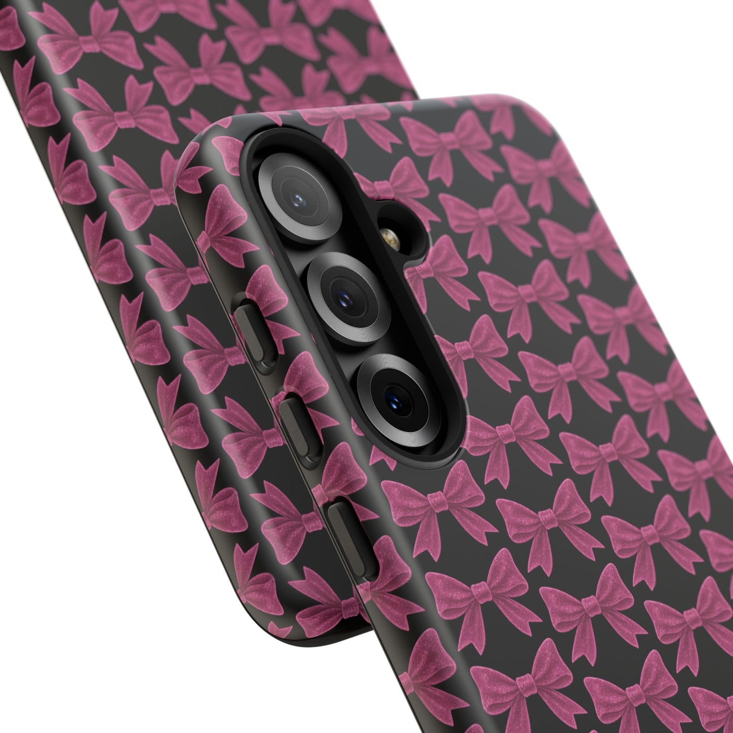 Pink Bow Samsung Case Coquette Aesthetic Phone Cover Cute Girly Phone Case Glossy Y2K Accessory Kawaii Samsung Case Gift