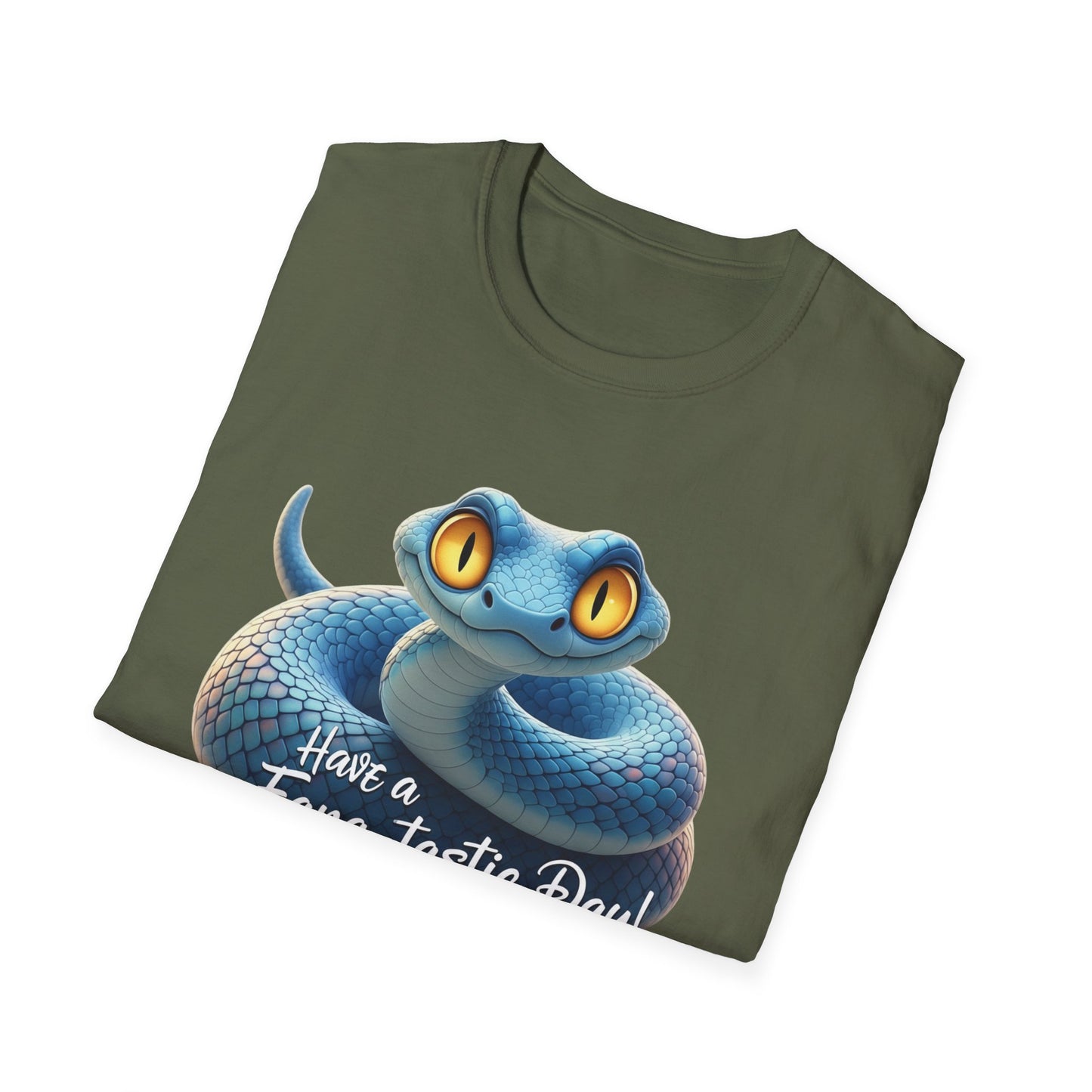 Have A Fang-tastic Day Snake T-Shirt, Funny Reptile Tee, Cute Snake Lover Gift, Animal Pun Shirt, Humor Top For Her Or Him