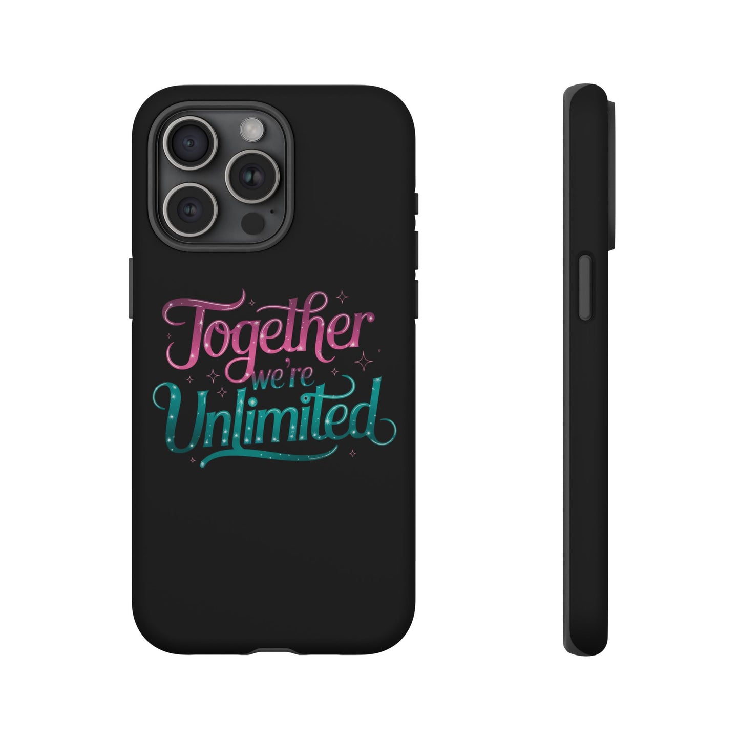 iPhone Case with Musical Quote Together We're Unlimited Musical Phone Case