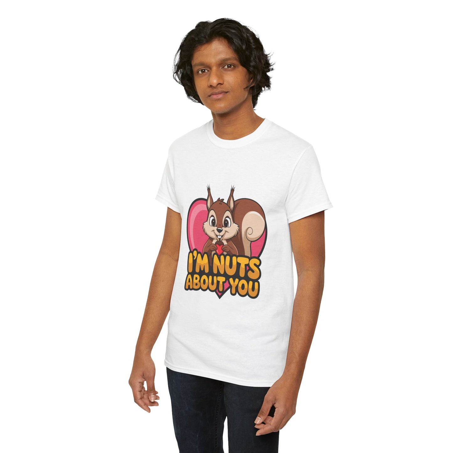 I’m Nuts About You Shirt, Funny Valentine Shirt, Squirrel Love T Shirt, Cute Animal Pun Tee, Valentine Gift For Him Her