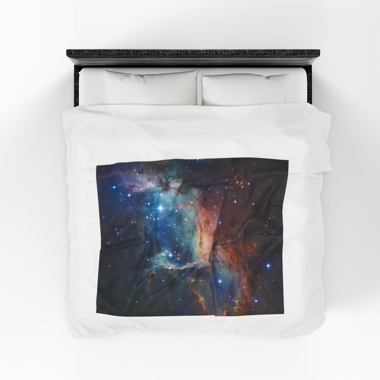 Plush Blanket Starry Night Cosmic Throw Blanket Modern Home Decor Space Blanket