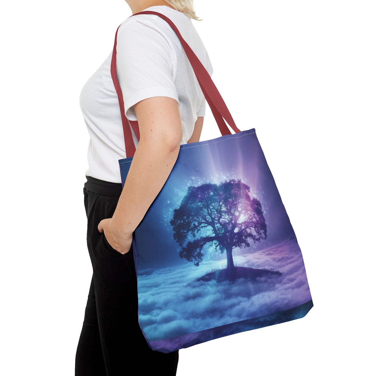 Tree Clouds Tote Bag