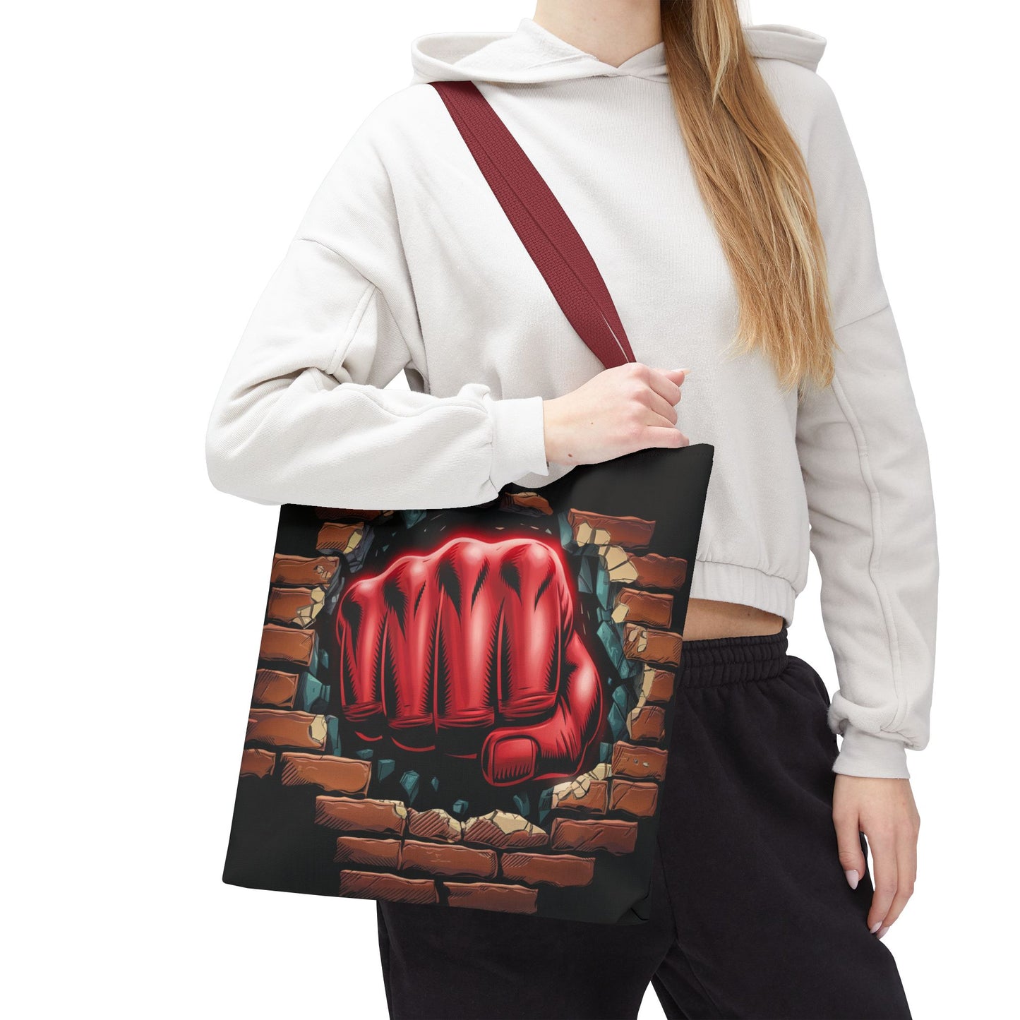 Red Fist Tote Bag