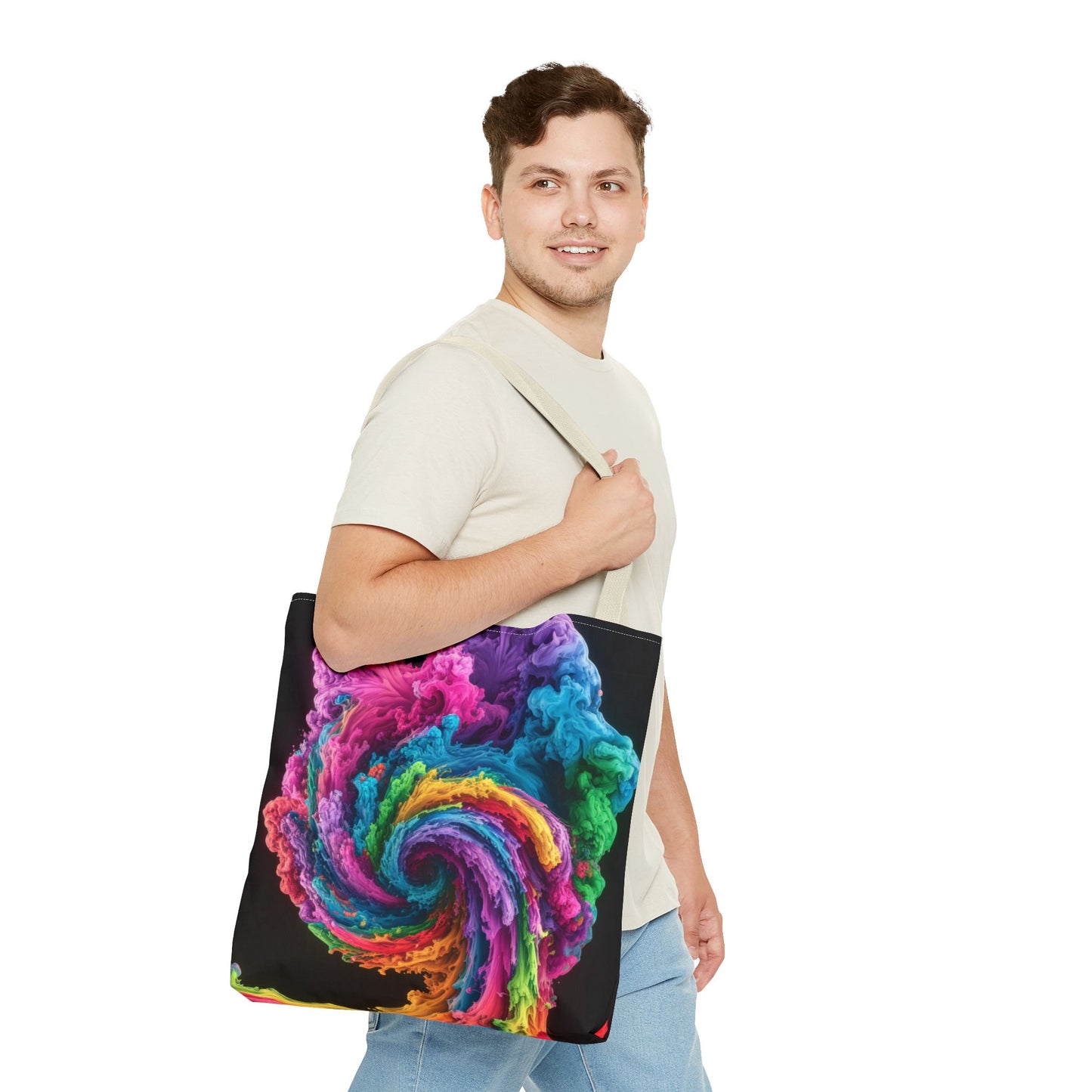 Colorful Swirl Tote Bag