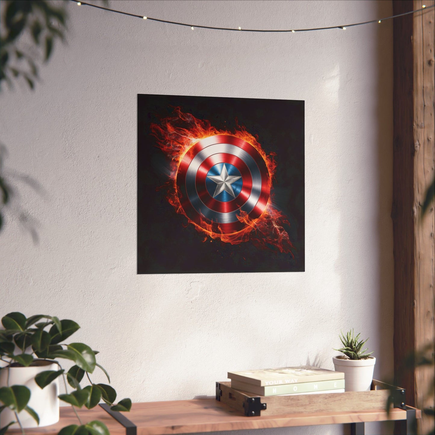 Poster - Captain America Shield Design