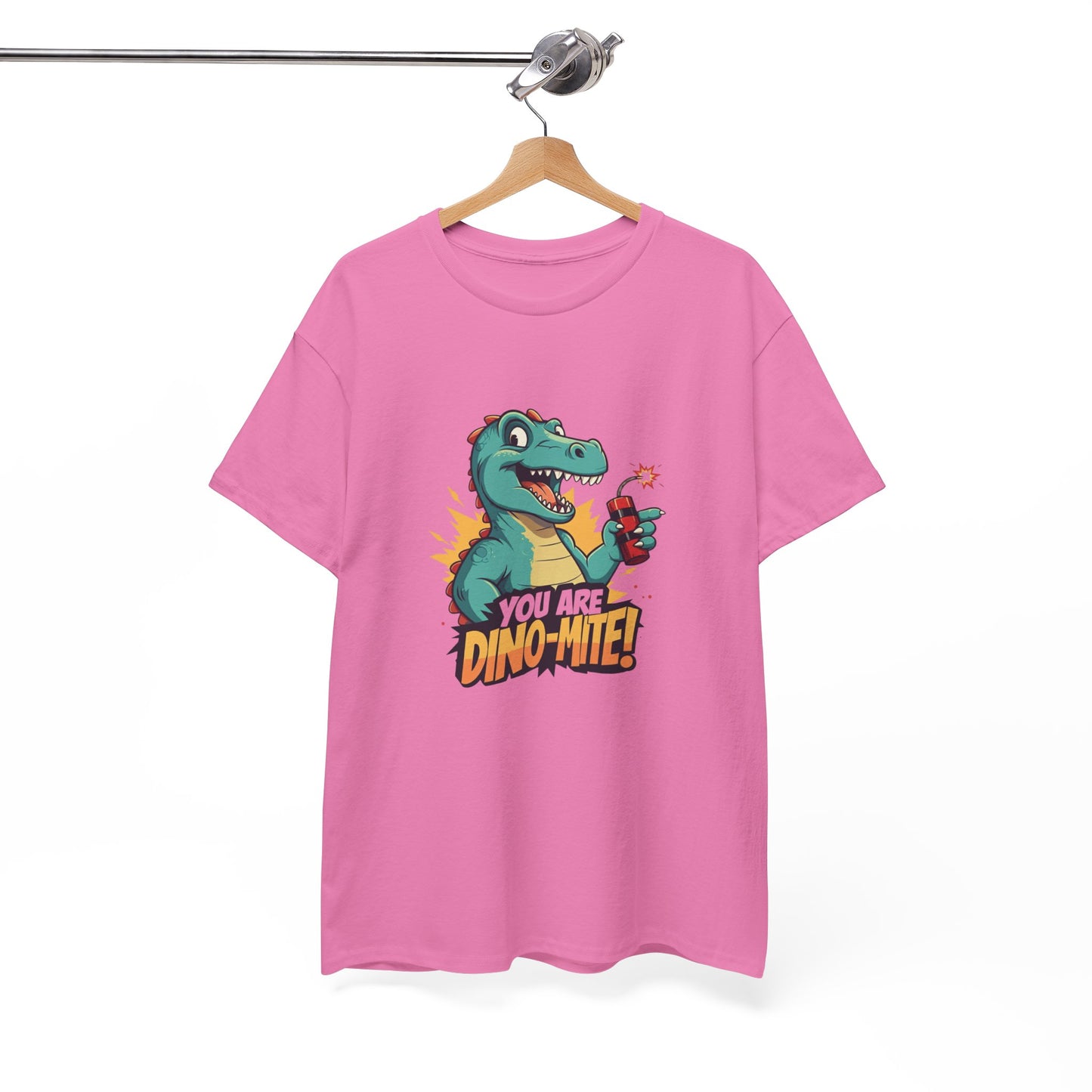You Are Dino-Mite T-Shirt – Funny Dinosaur Graphic Tee | Cute T-Rex Shirt for Kids & Adults | Unisex Dino Lover Gift | Explosion Design