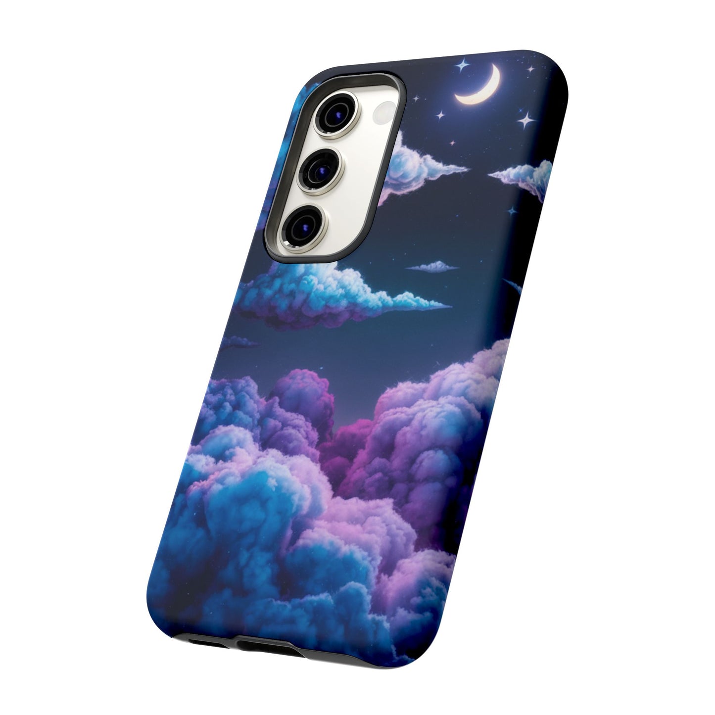 Dreamy Clouds & Moon Tough Samsung Galaxy Case