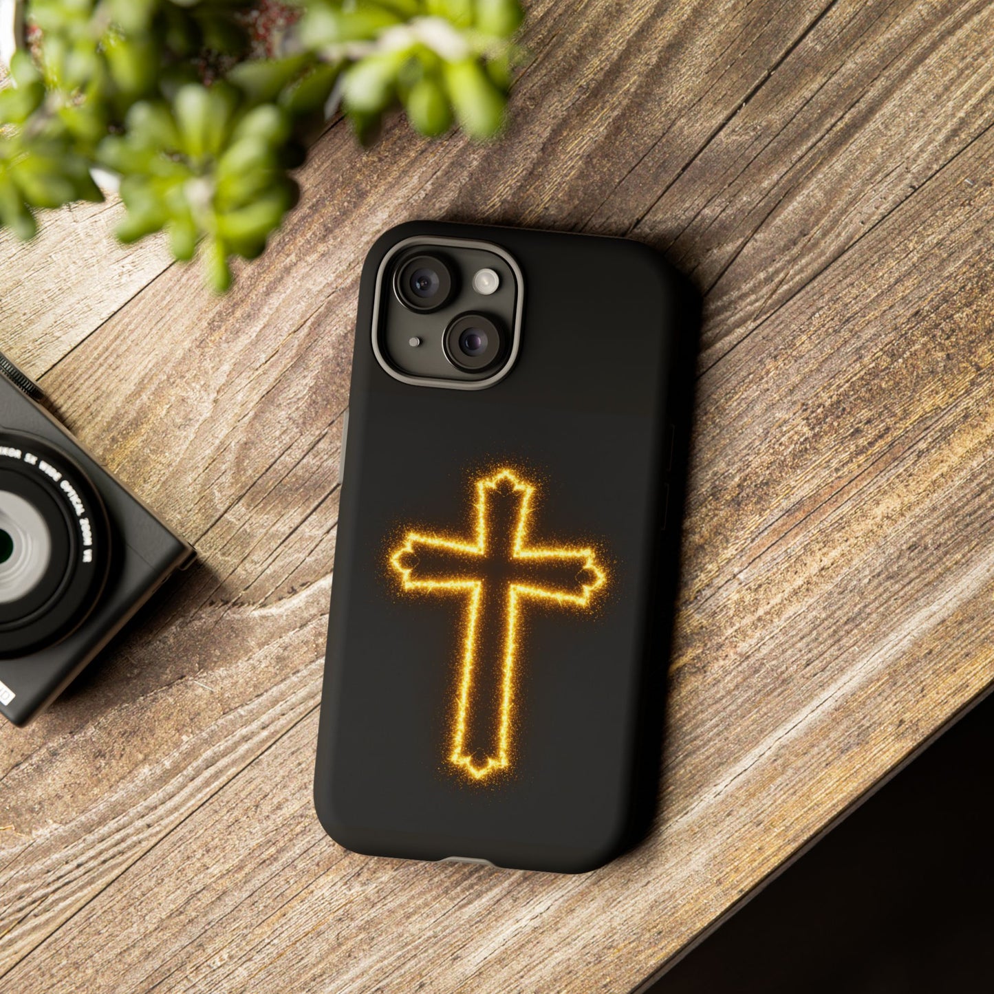 Glowing Cross Phone Case - Faith-Inspired Tough Cases