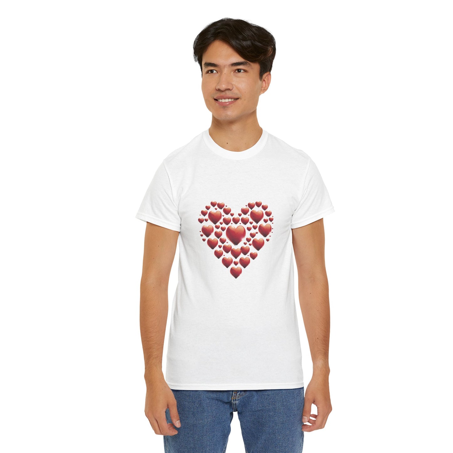 Heart Of Hearts Shirt, Minimal Valentine Shirt, Red Heart Graphic Tee, Love Aesthetic T Shirt, Valentine Gift Shirt