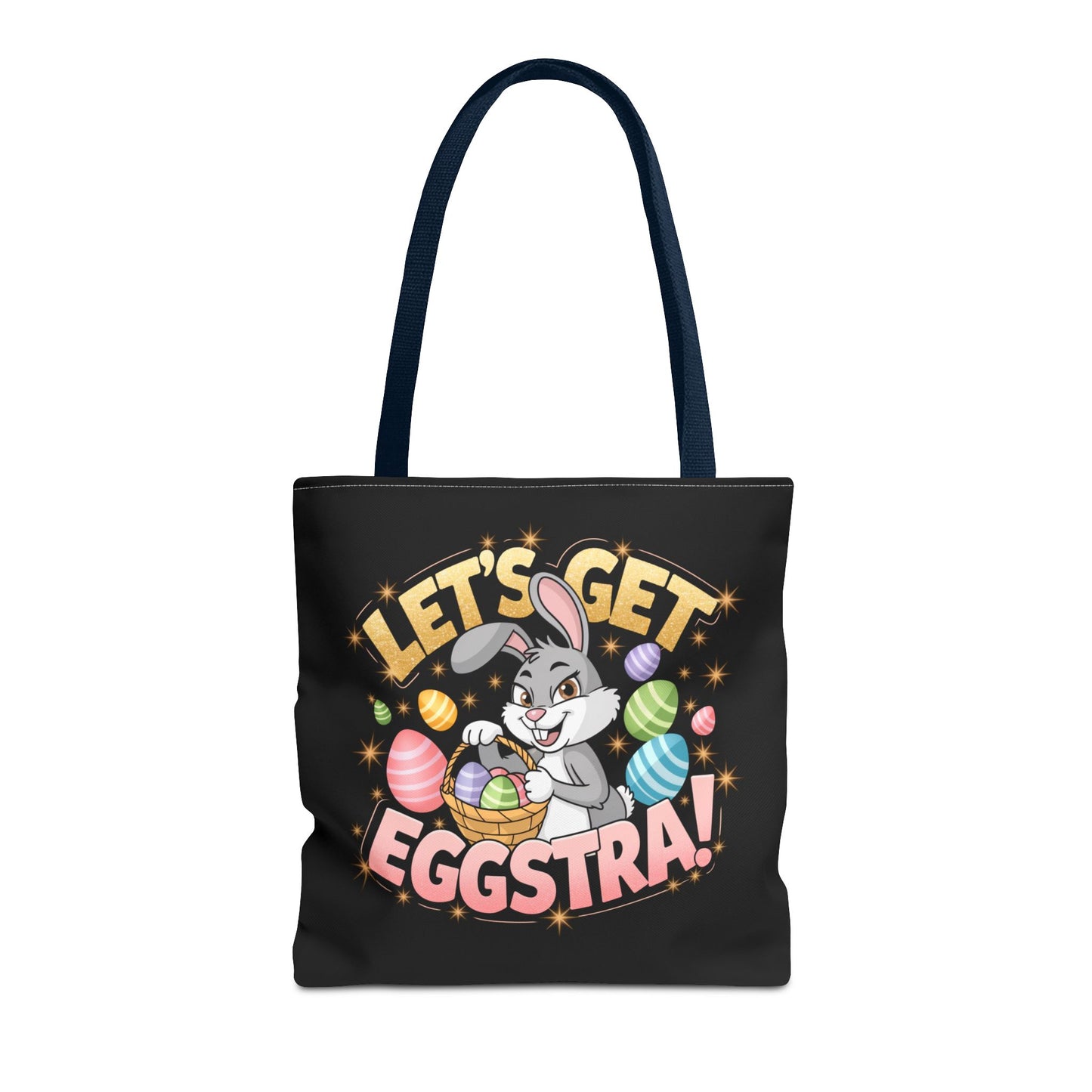 Easter Bunny Tote Bag - 'Leg's Get Eggstra'